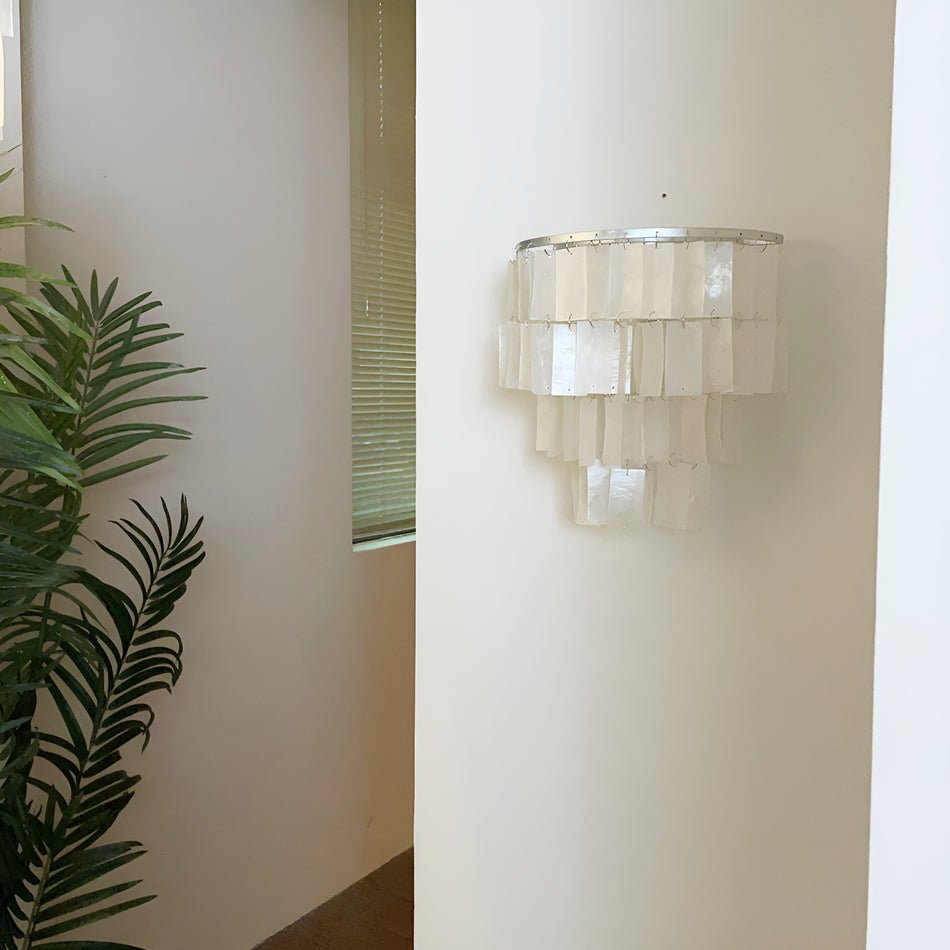 Skye Shell Tiered Wall Lamp - Blowlighting