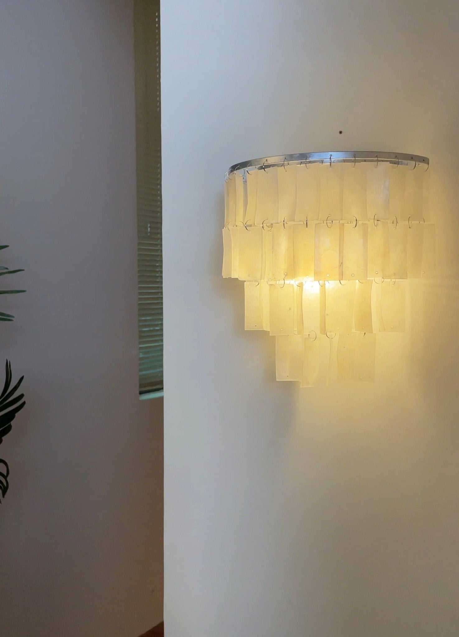 Skye Shell Tiered Wall Lamp - Blowlighting