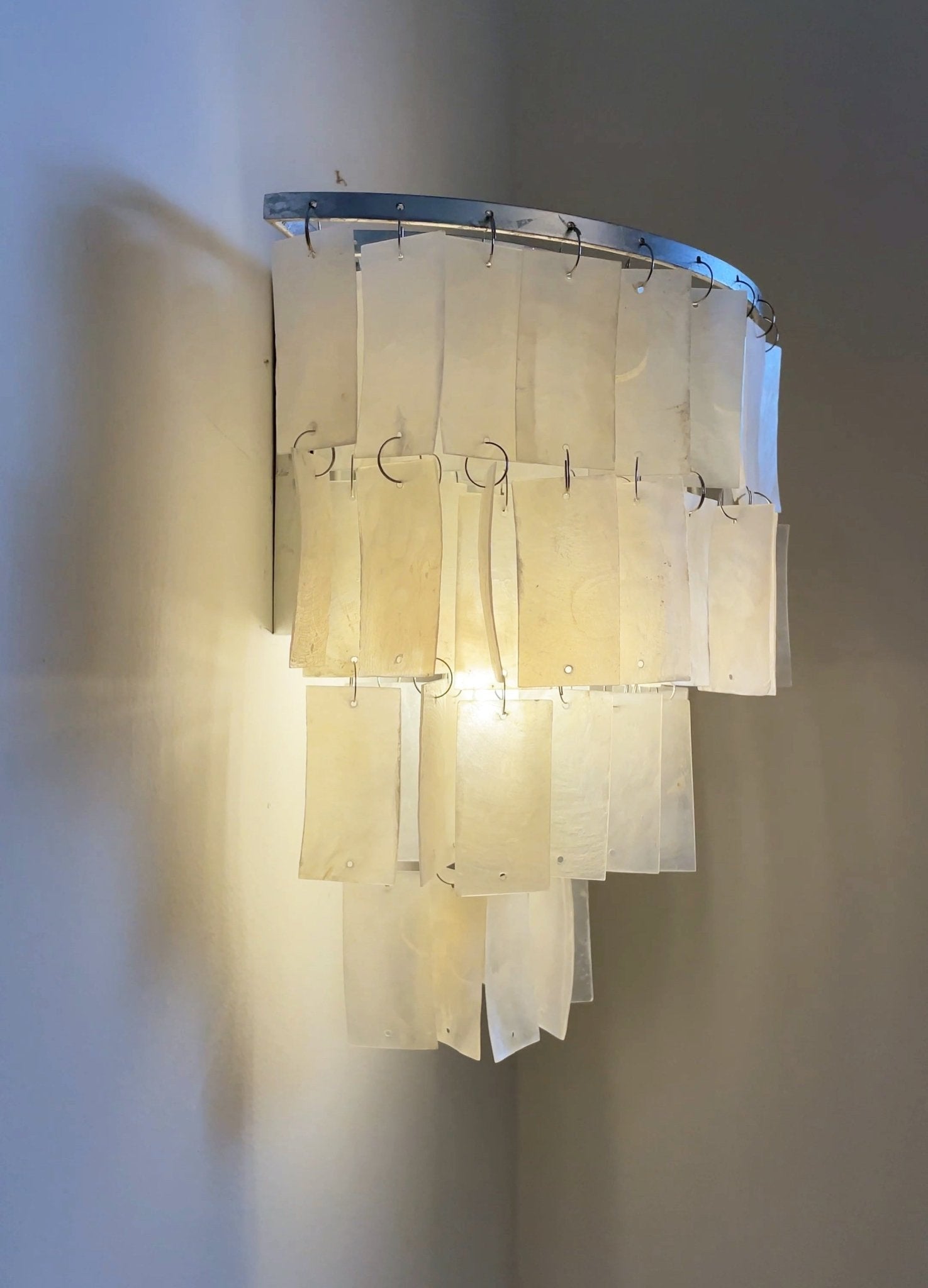 Skye Shell Tiered Wall Lamp - Blowlighting