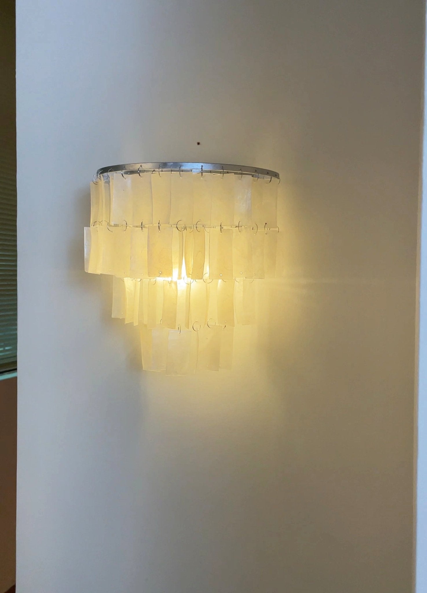 Skye Shell Tiered Wall Lamp - Blowlighting