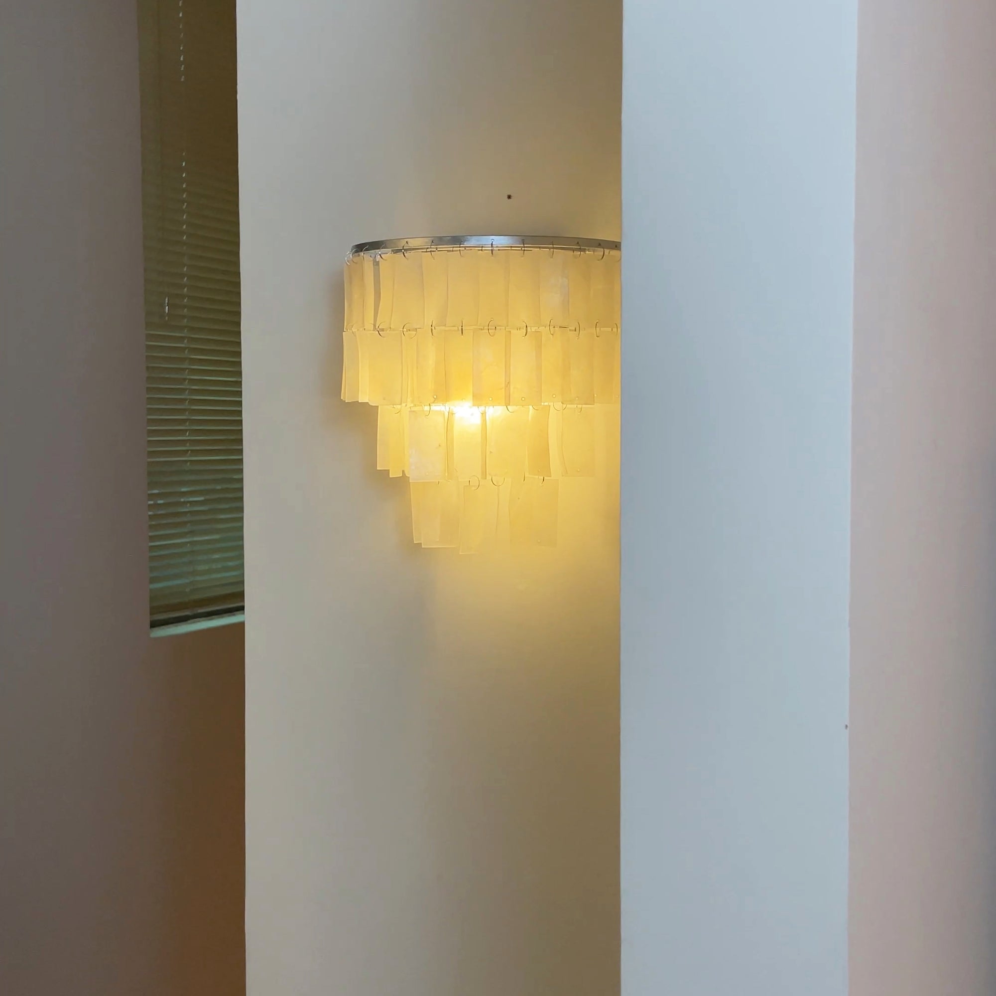 Skye Shell Tiered Wall Lamp - Blowlighting