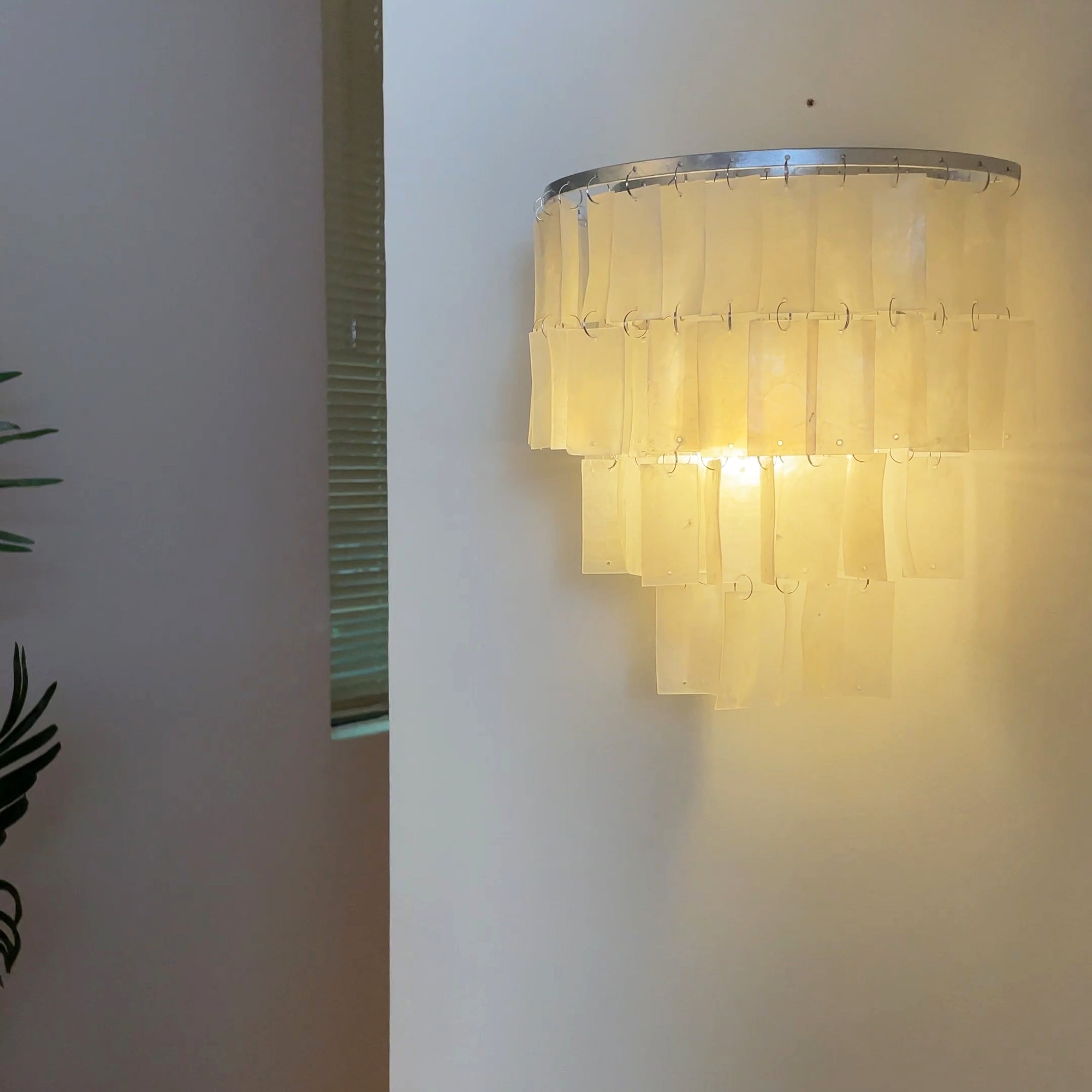 Skye Shell Tiered Wall Lamp - Blowlighting