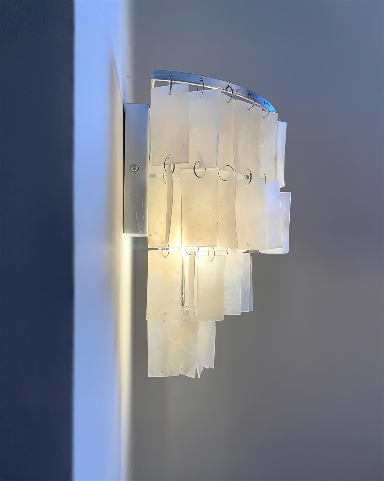Skye Shell Tiered Wall Lamp - Blowlighting
