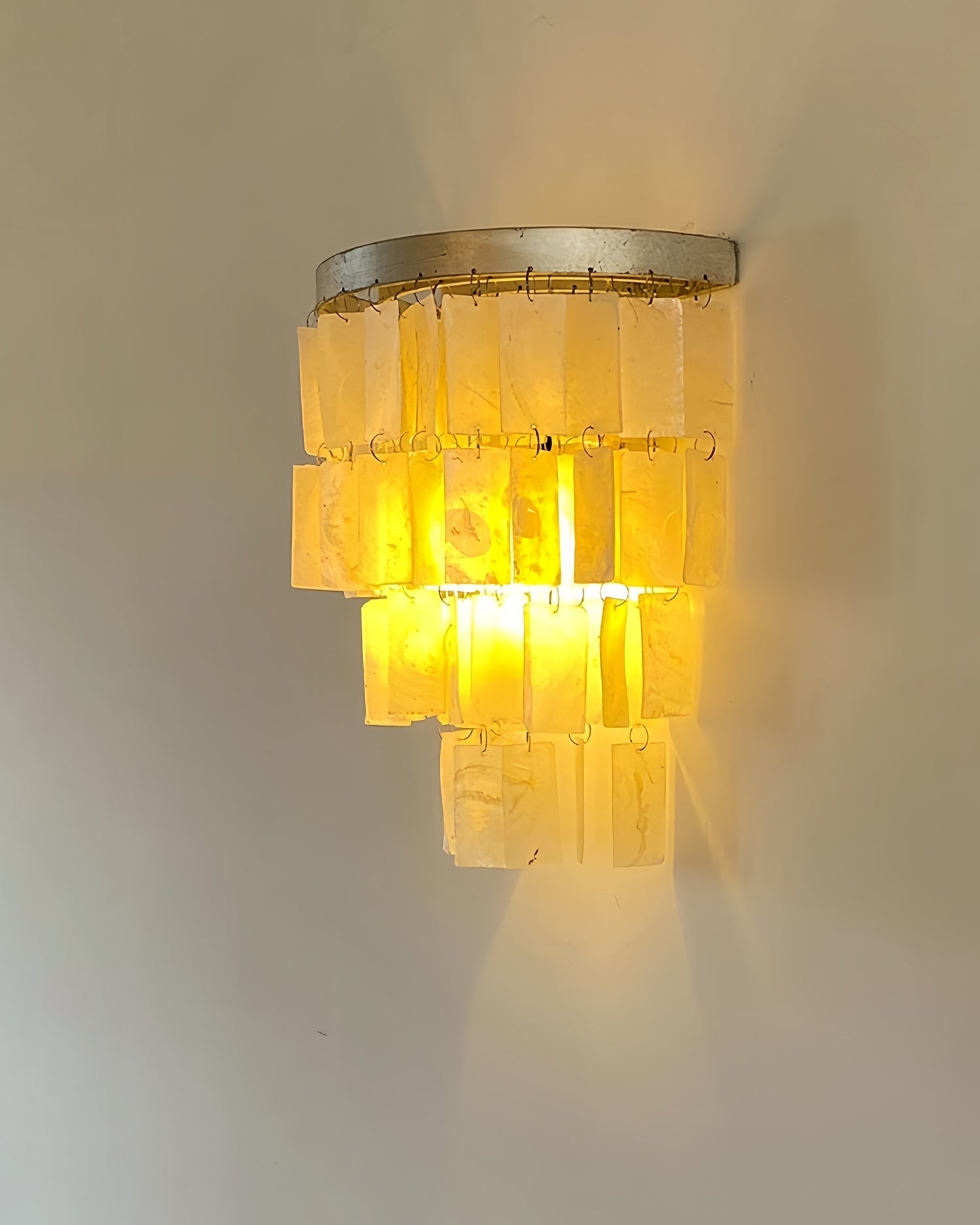 Skye Shell Tiered Wall Lamp - Blowlighting