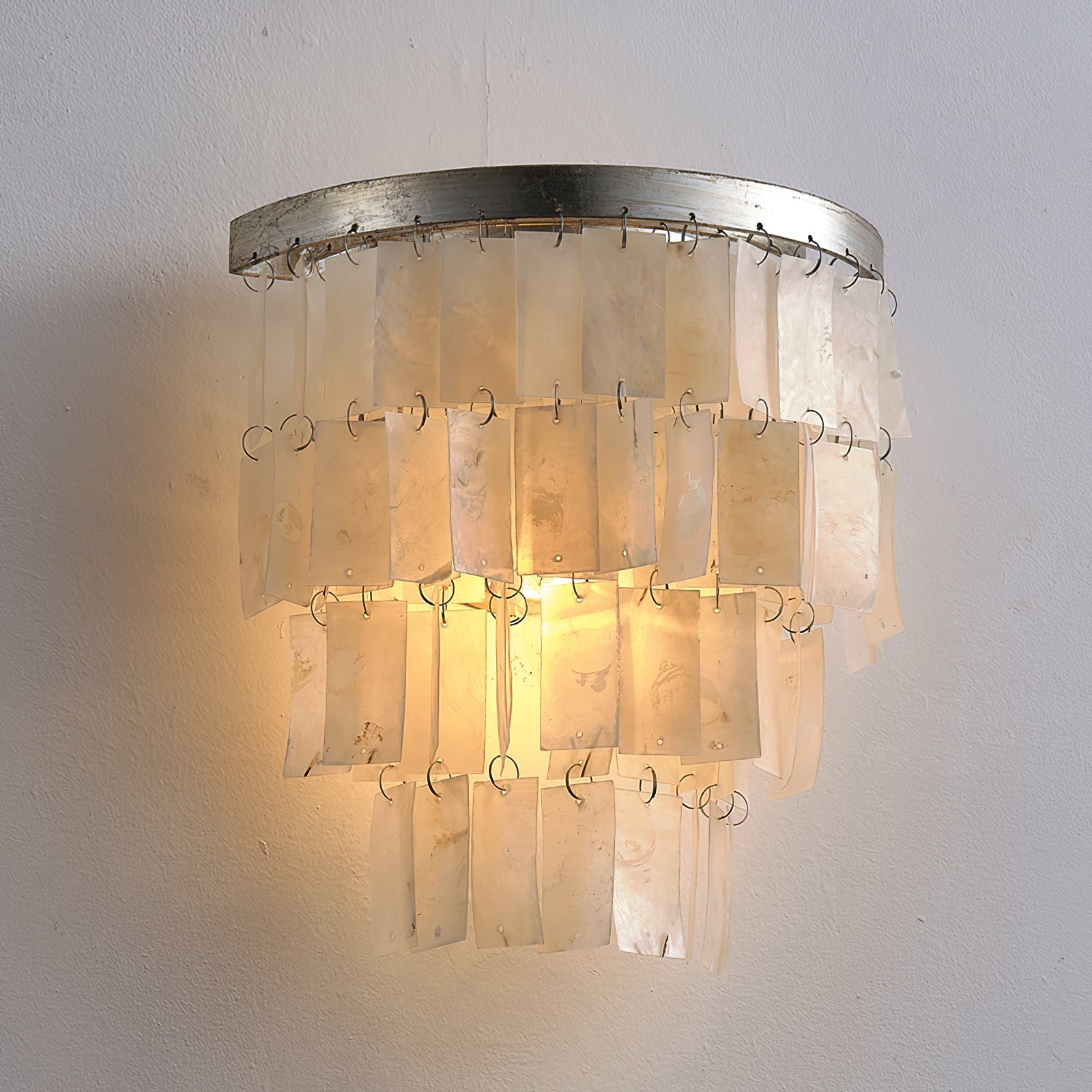 Skye Shell Tiered Wall Lamp - Blowlighting