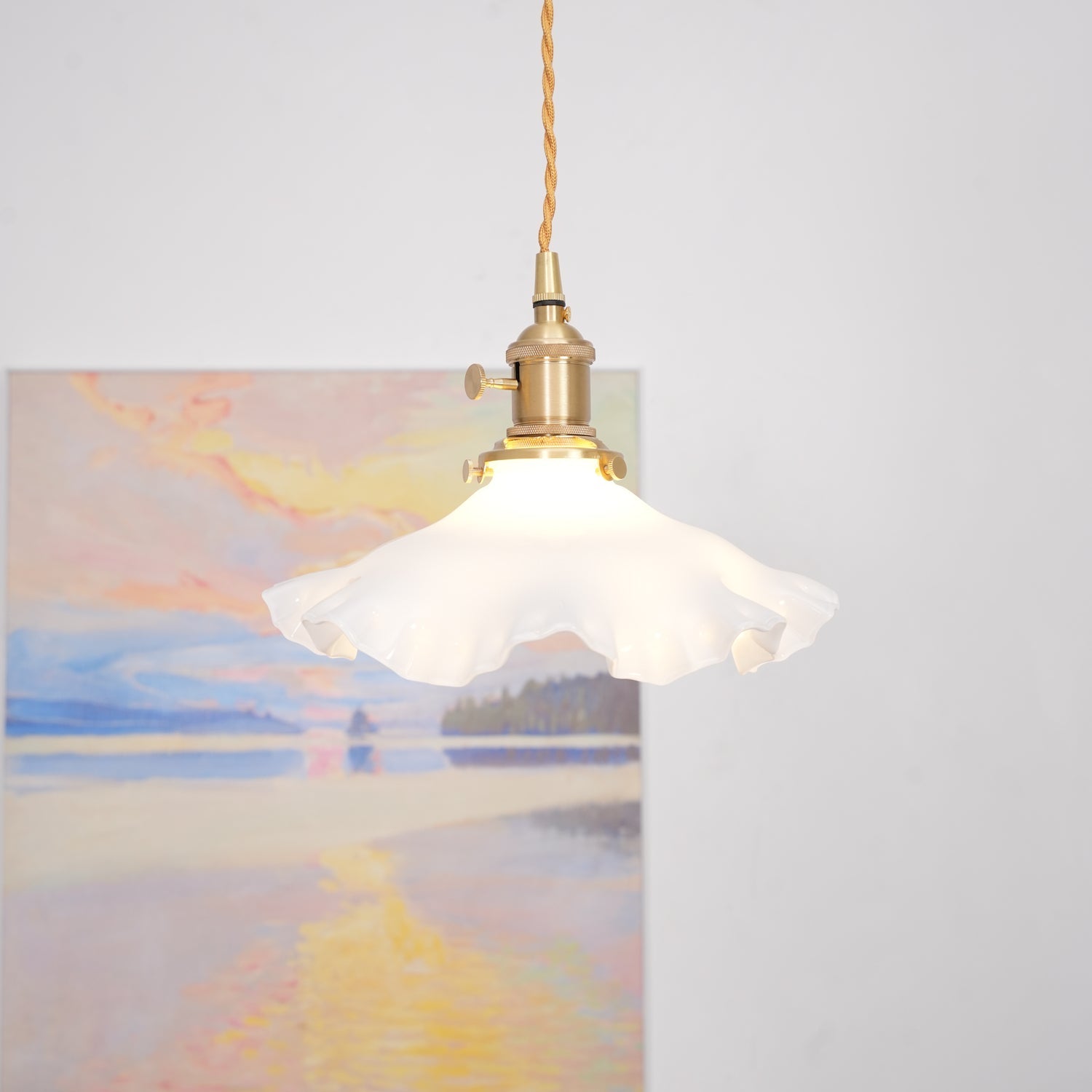Small Floral Pendant Lamp - Blowlighting