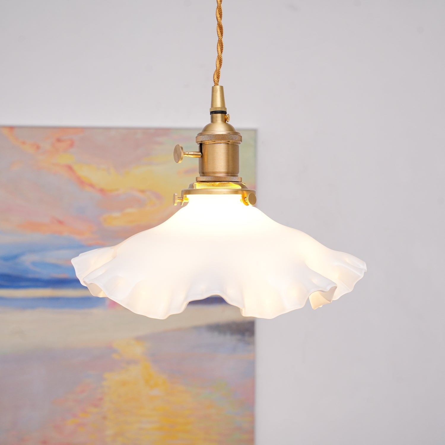 Small Floral Pendant Lamp - Blowlighting