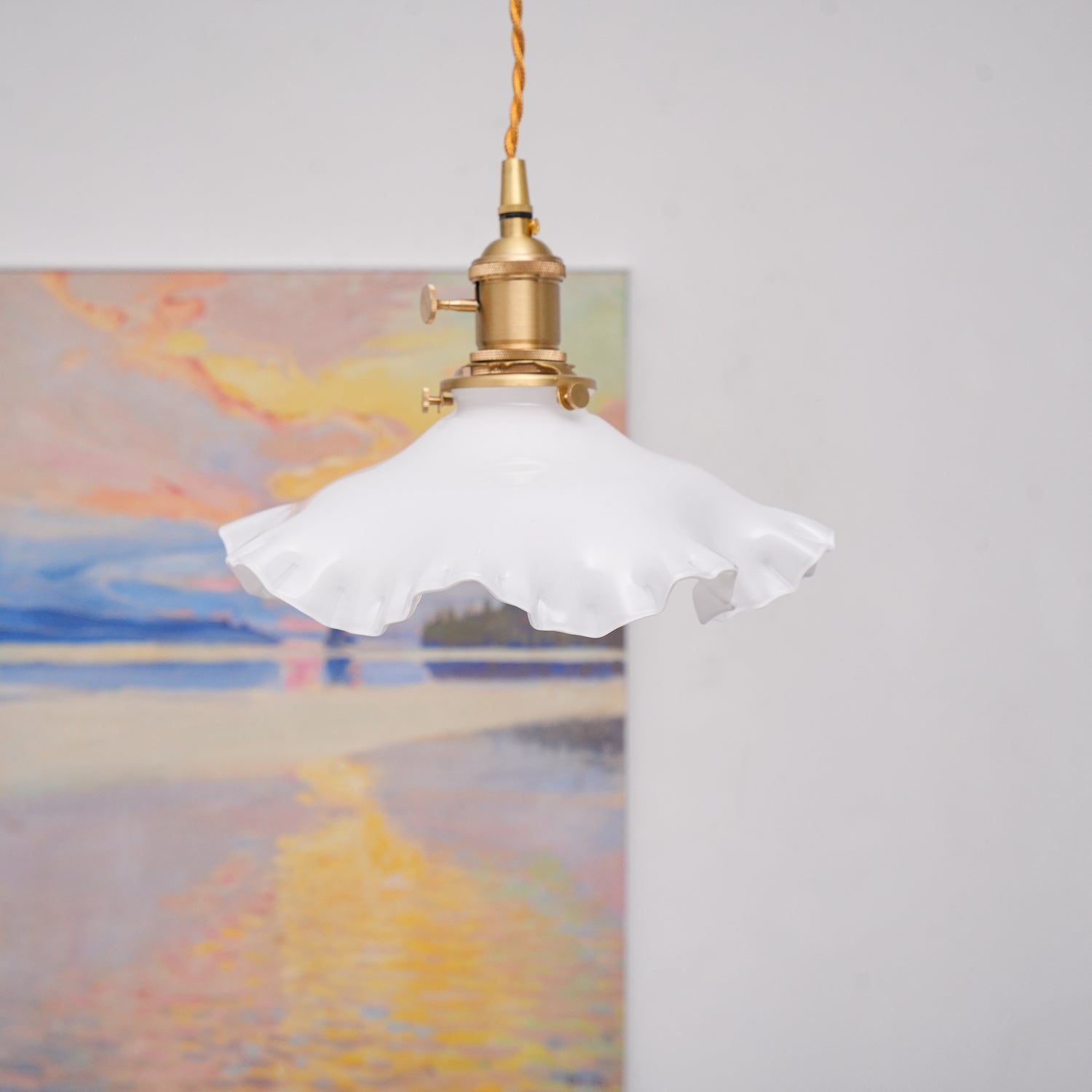 Small Floral Pendant Lamp - Blowlighting