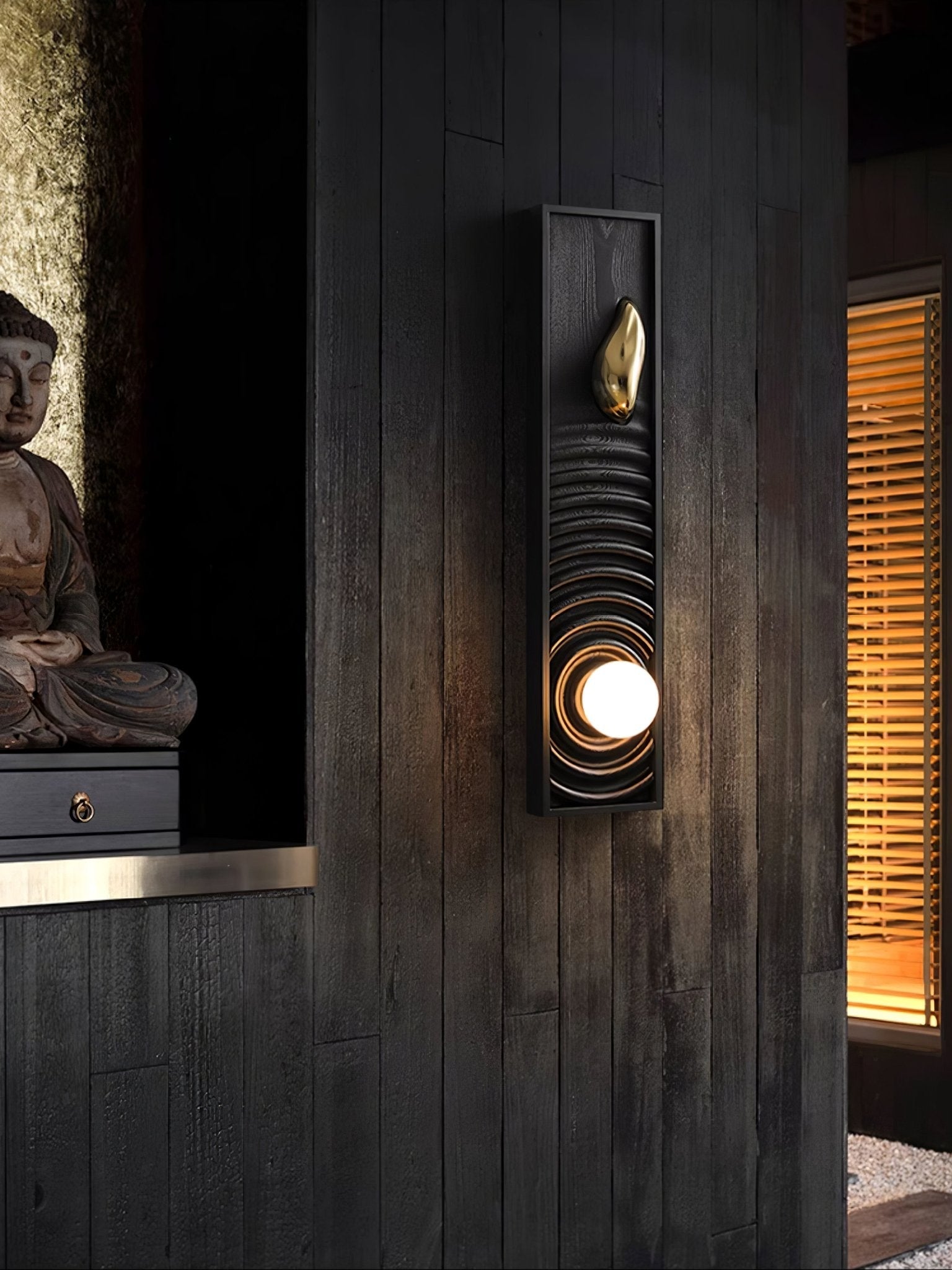 Caleb Vintage Wood Wall Lamp - Blowlighting