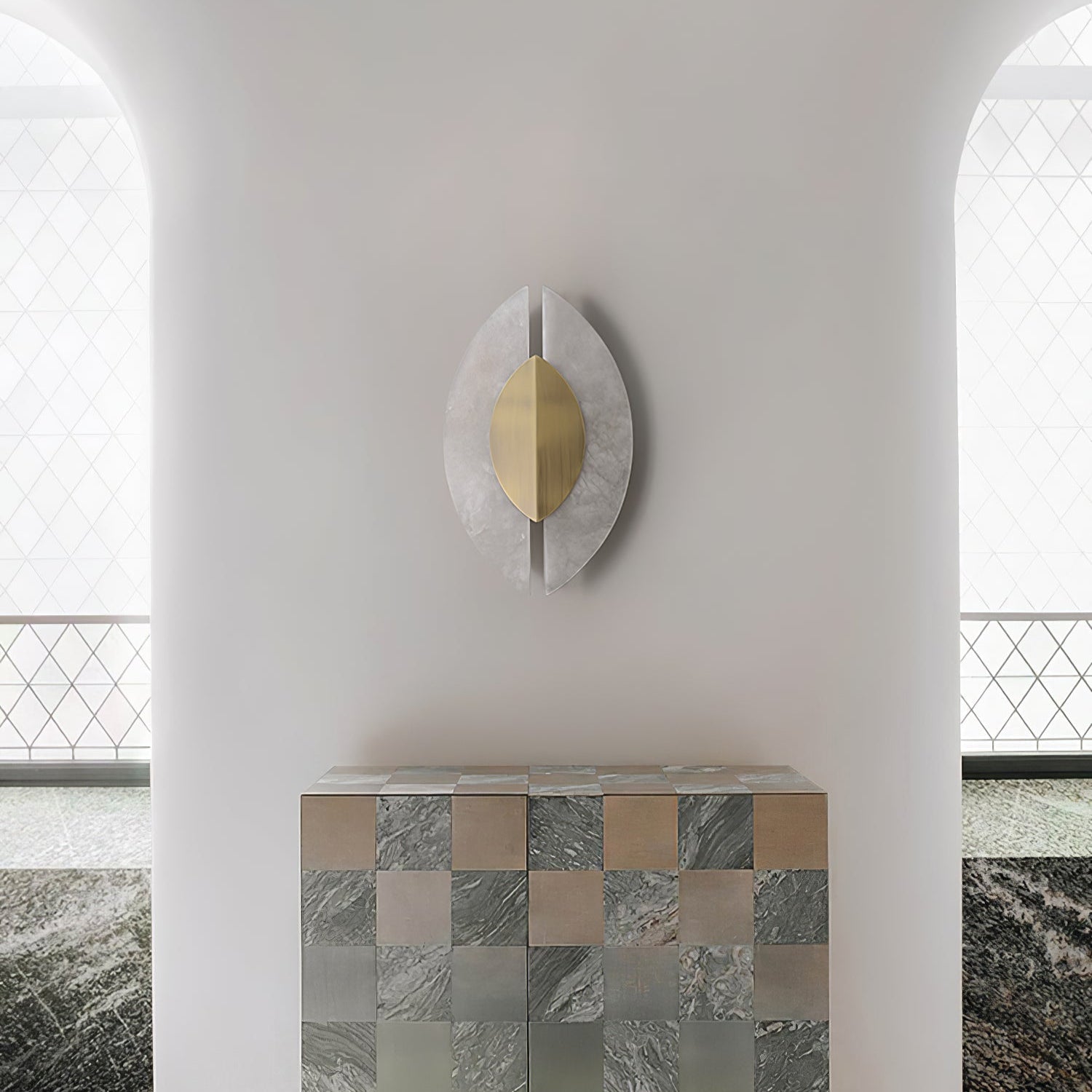 Orla Alabaster Wall Light - Blowlighting