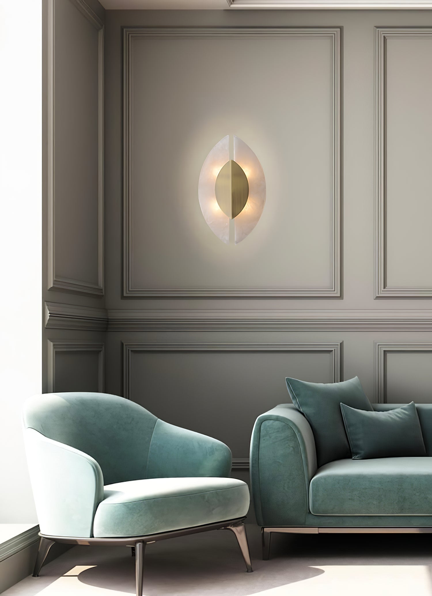 Orla Alabaster Wall Light - Blowlighting