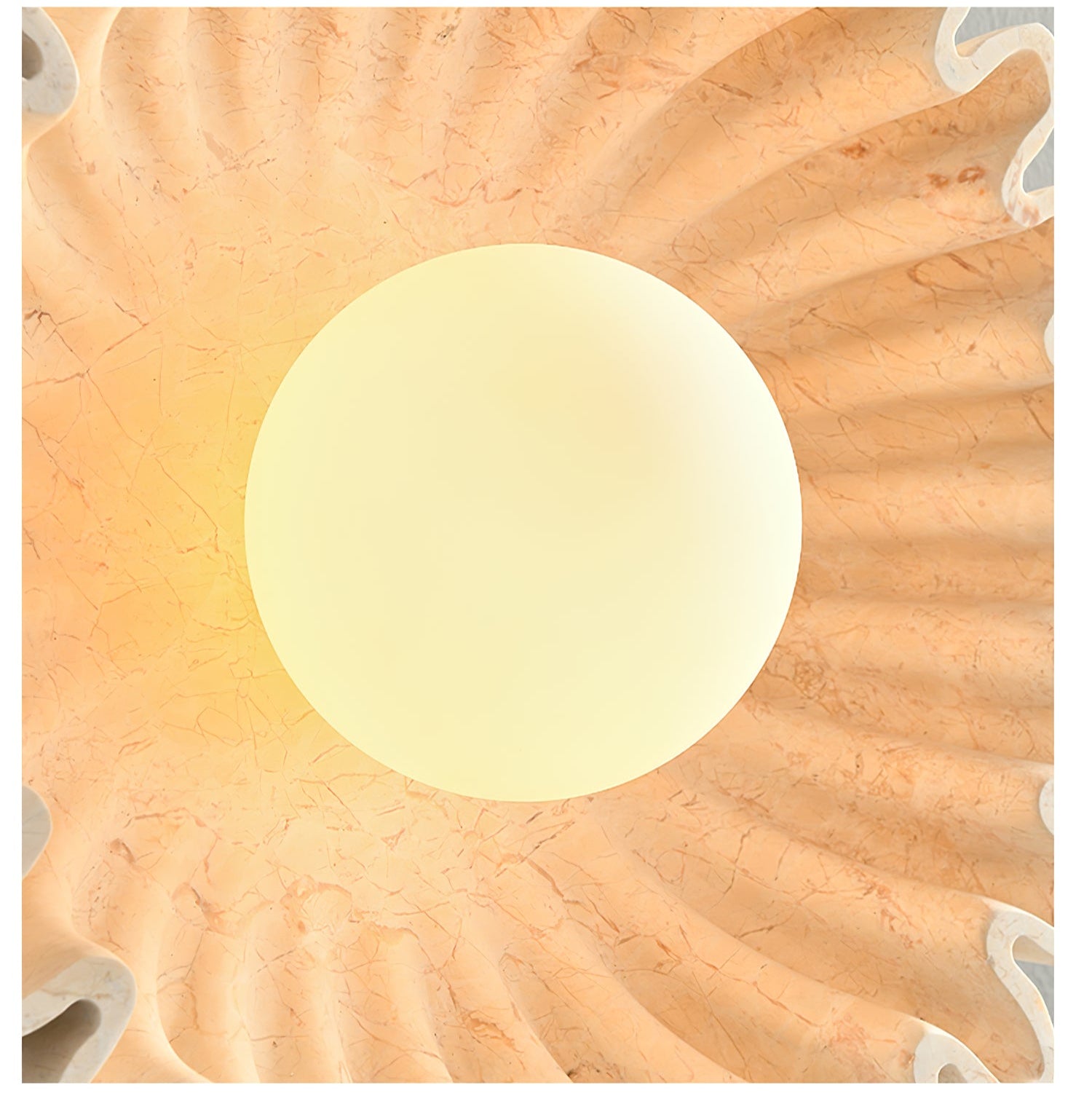 Sunray Rustic Glass Wall Lamp - Blowlighting