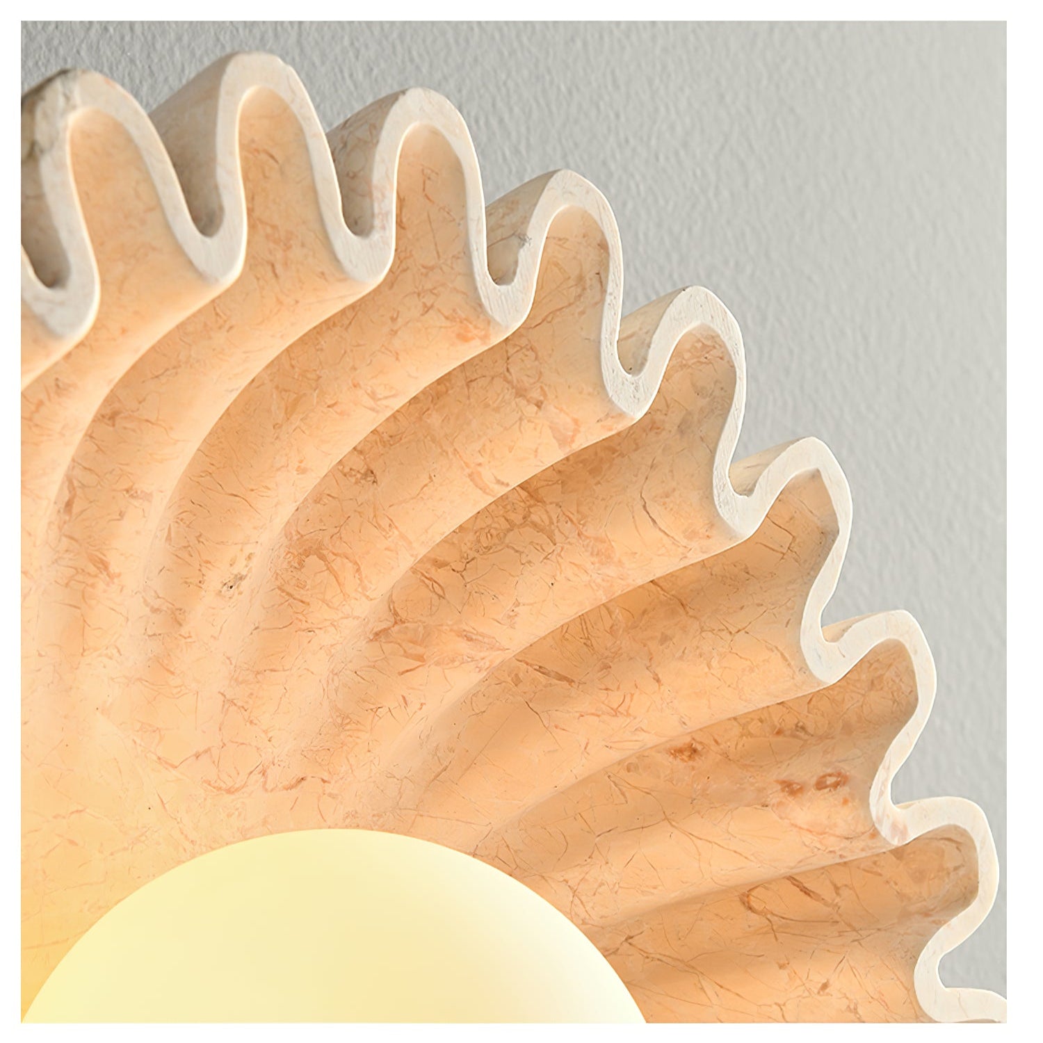 Sunray Rustic Glass Wall Lamp - Blowlighting