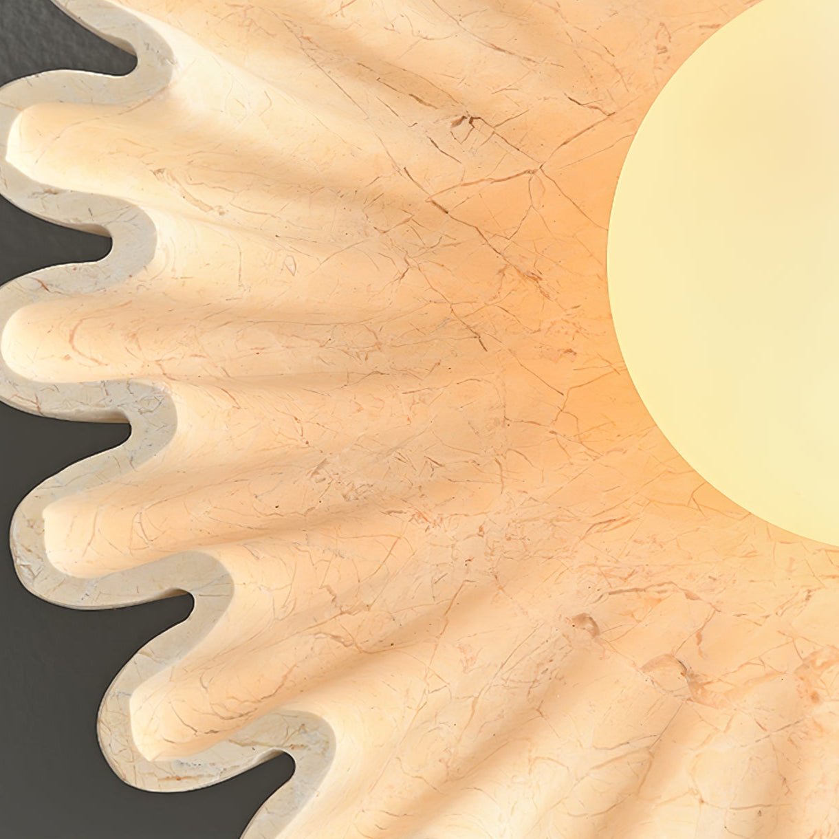 Sunray Rustic Glass Wall Lamp - Blowlighting