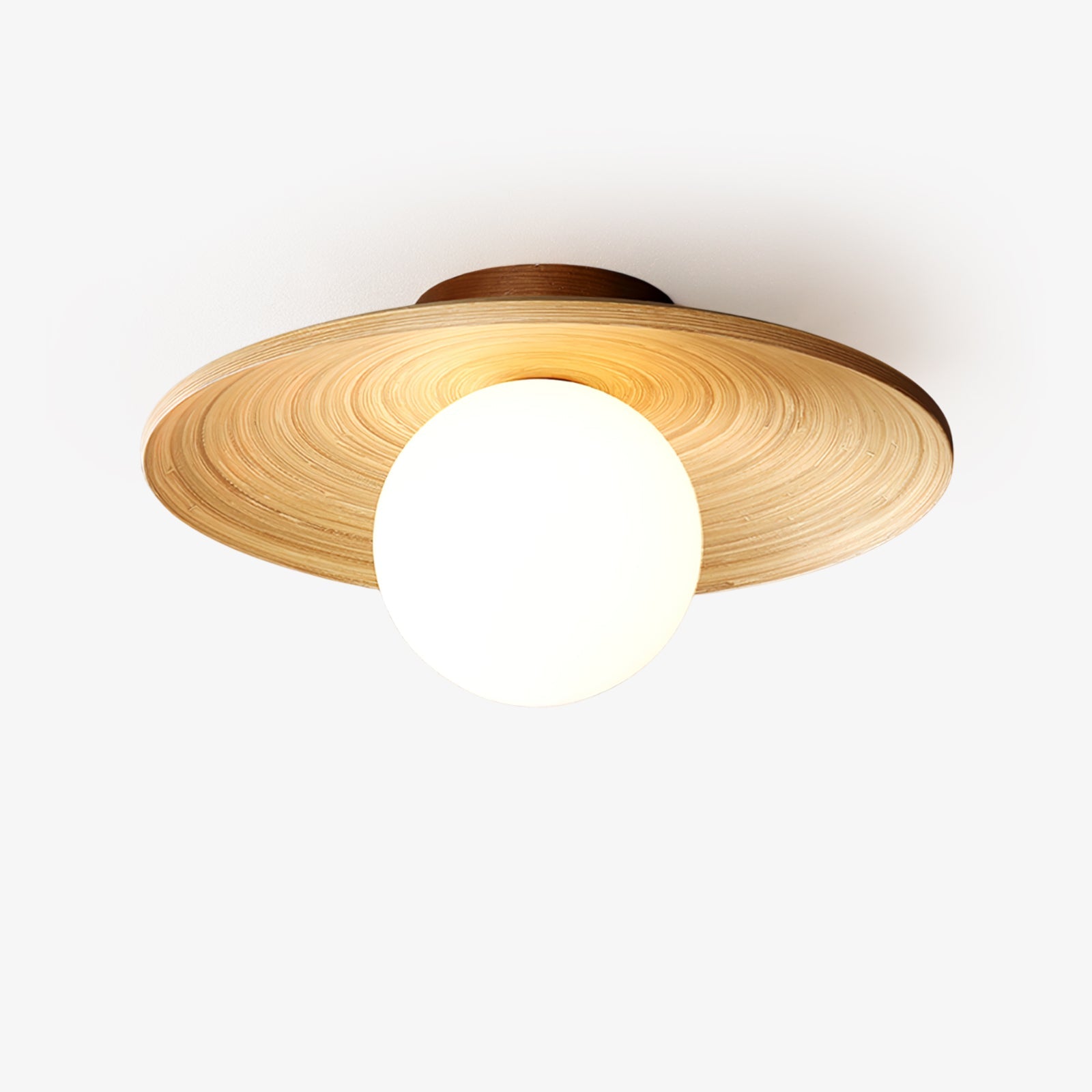 Soluna Wood Ceiling Light - Blowlighting
