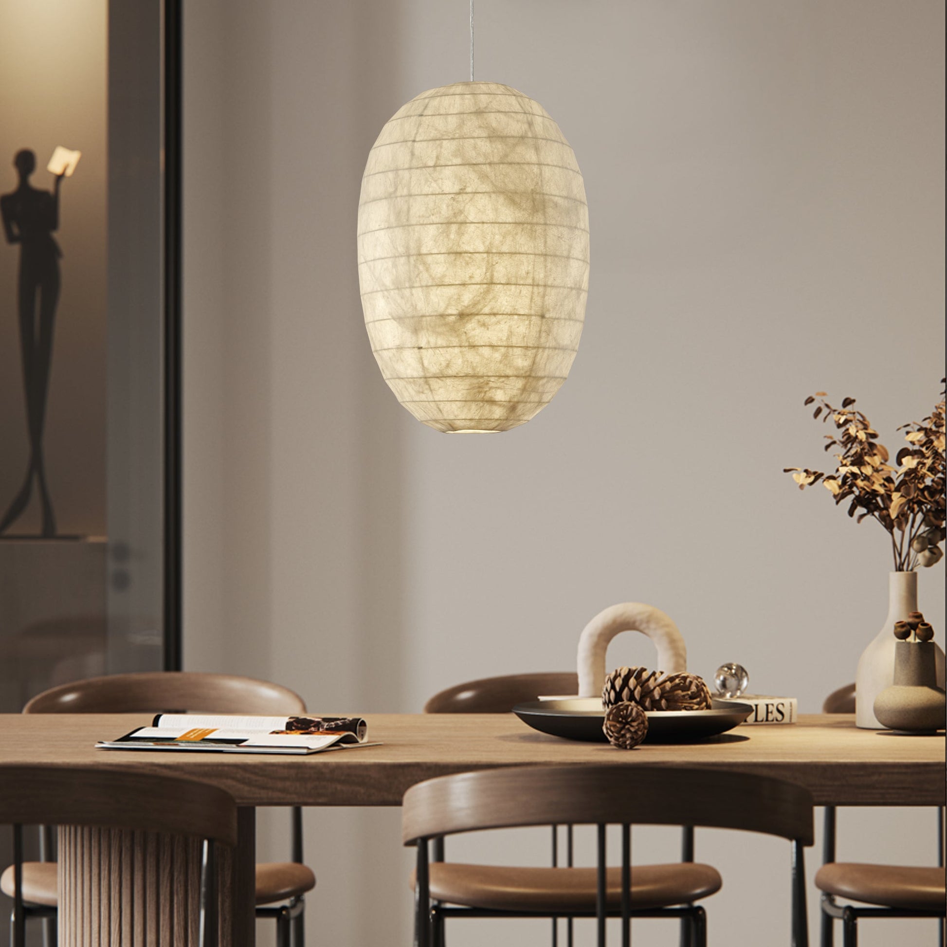 Oldoryra Silk Retro Pendant Light - Blowlighting