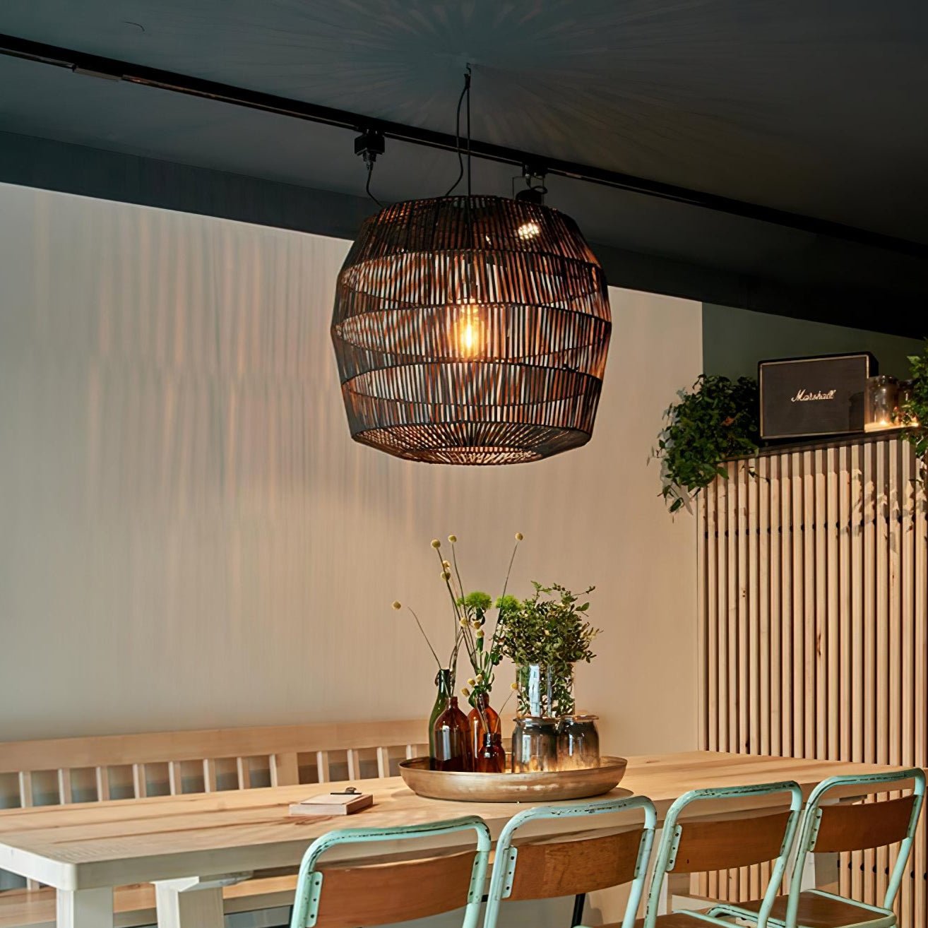 Cucarel Rattan Pendant Light - Blowlighting