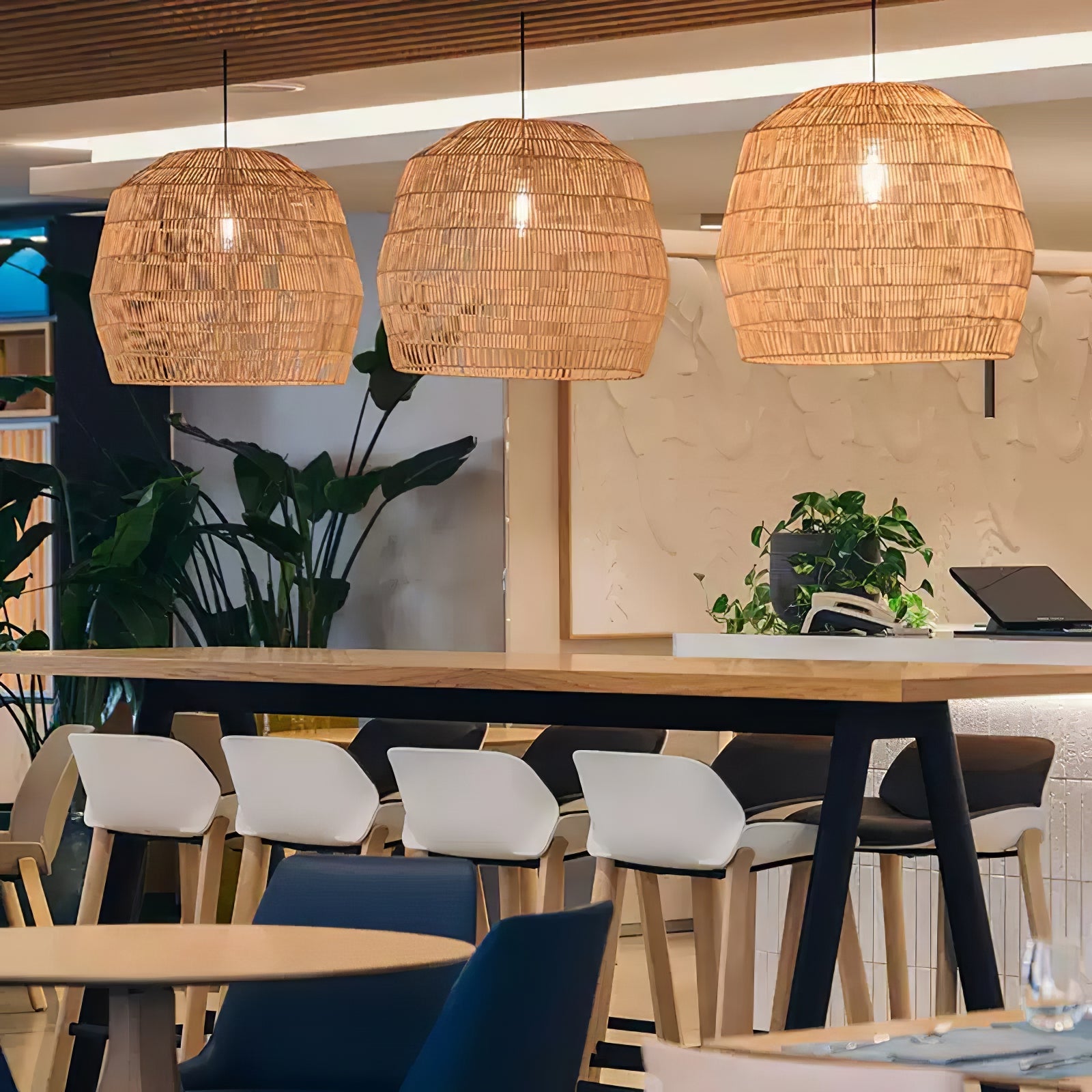 Cucarel Rattan Pendant Light - Blowlighting