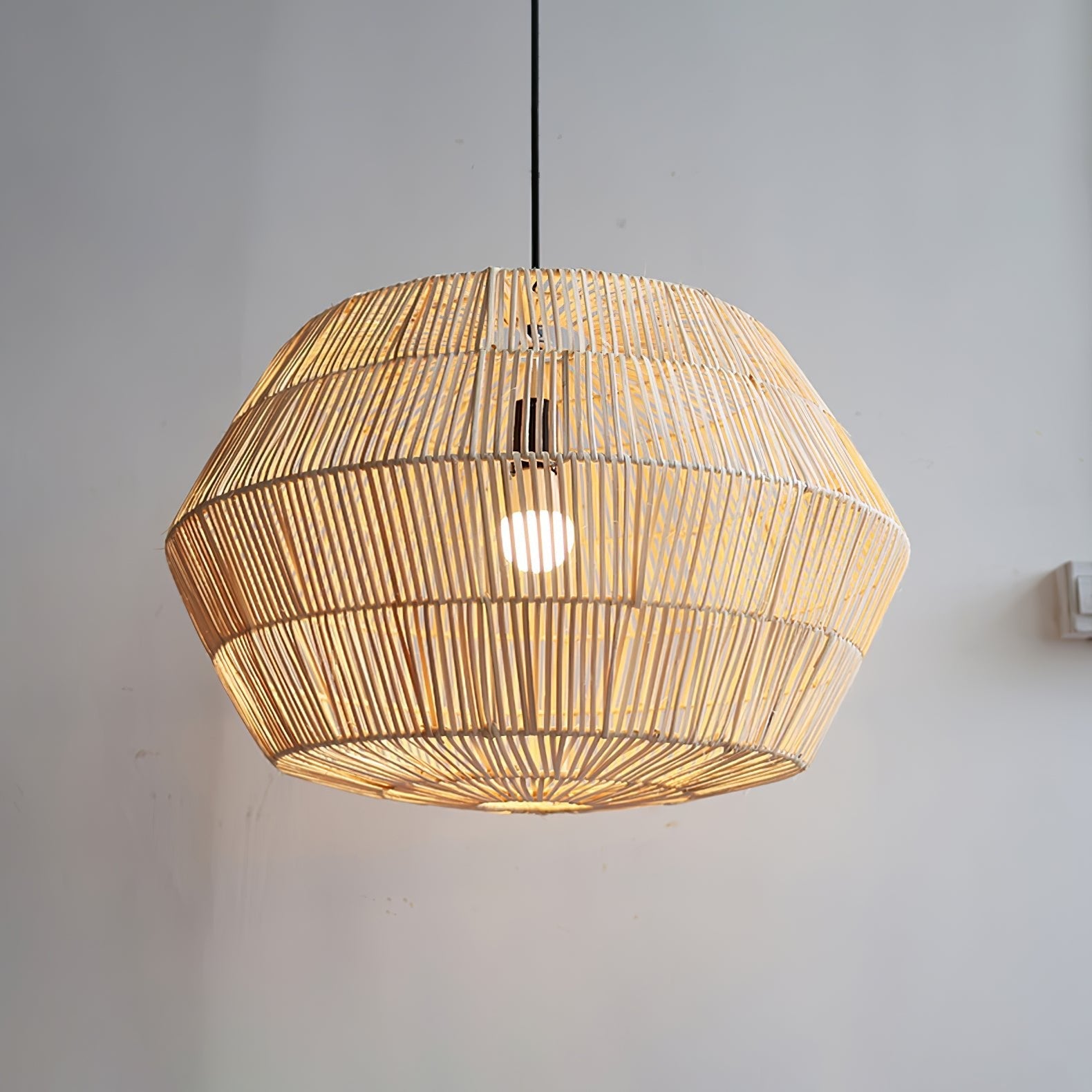 Cucarel Rattan Pendant Light - Blowlighting