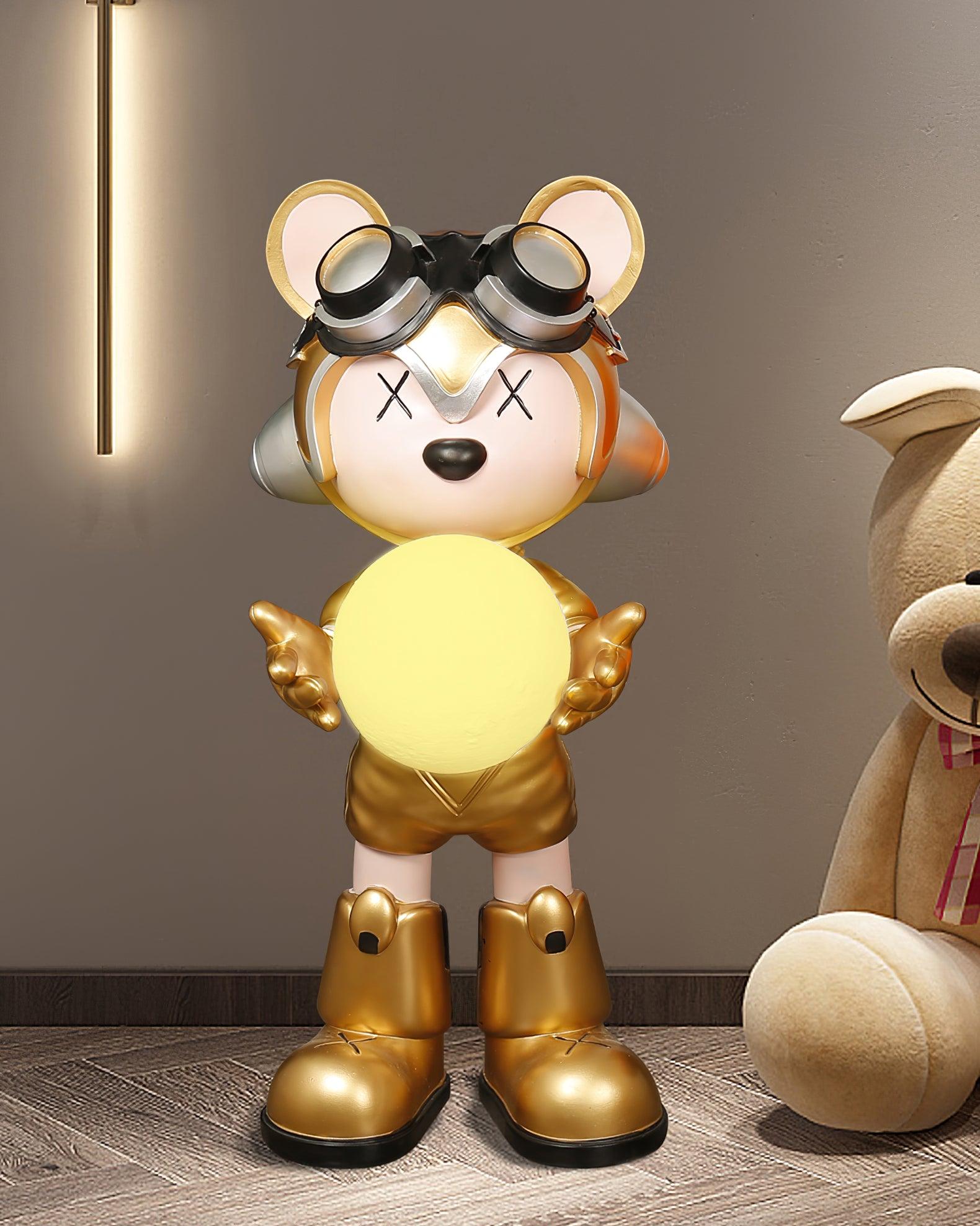 Space Bear Built-in Battery Floor Lamp - Blowlighting