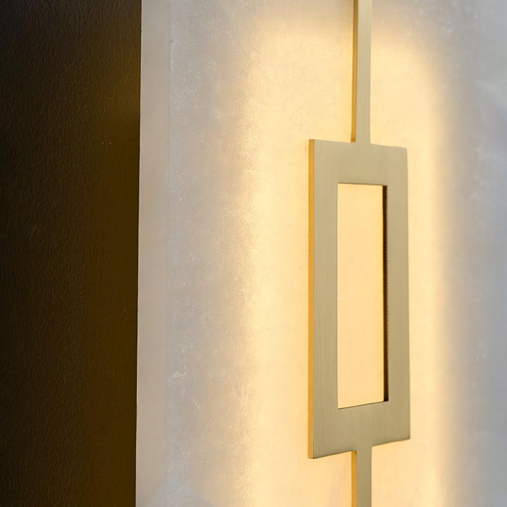 Alvelor Geometric Alabaster Wall Light - Blowlighting