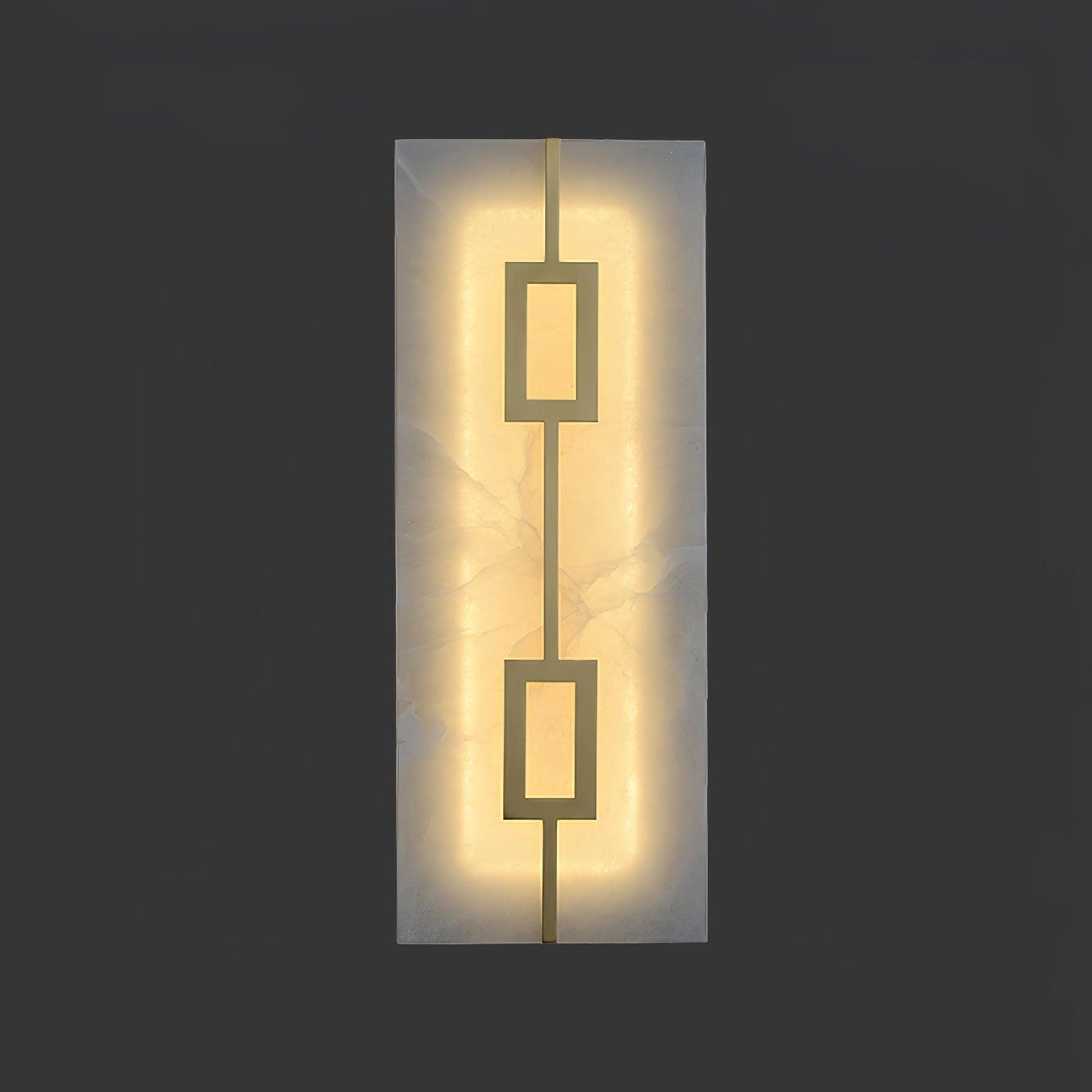 Alvelor Geometric Alabaster Wall Light - Blowlighting