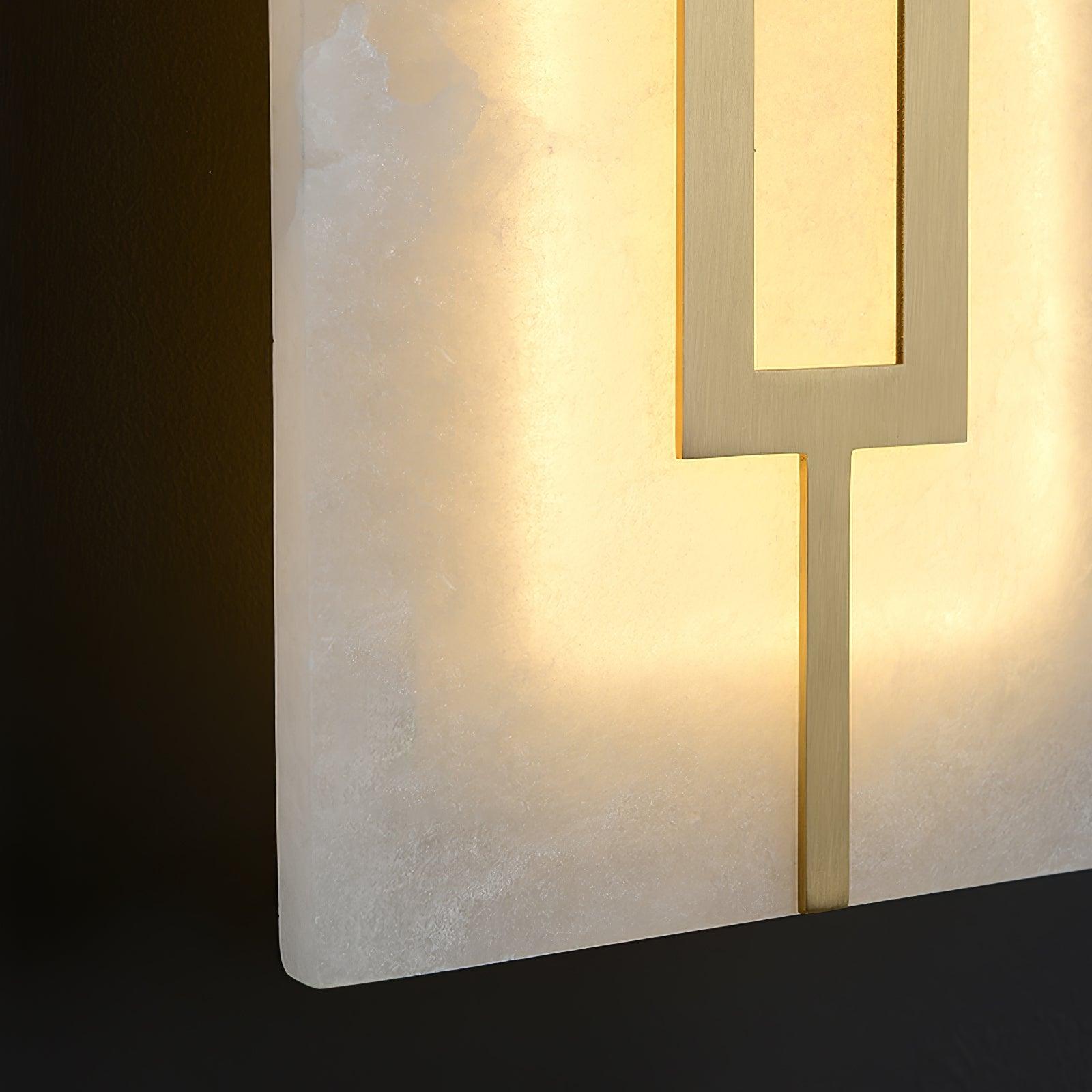 Alvelor Geometric Alabaster Wall Light - Blowlighting