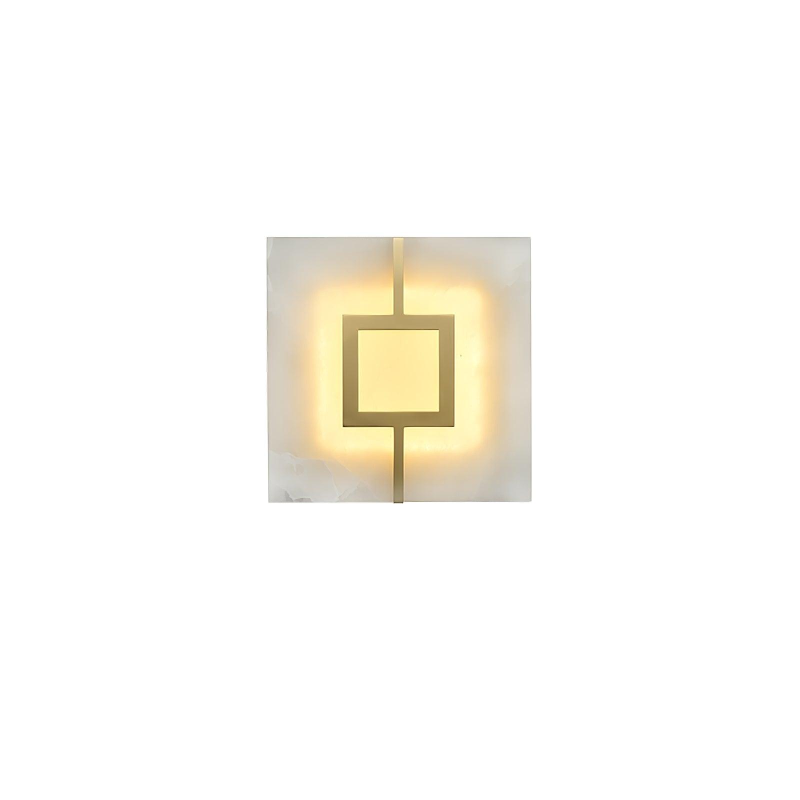 Alvelor Geometric Alabaster Wall Light - Blowlighting