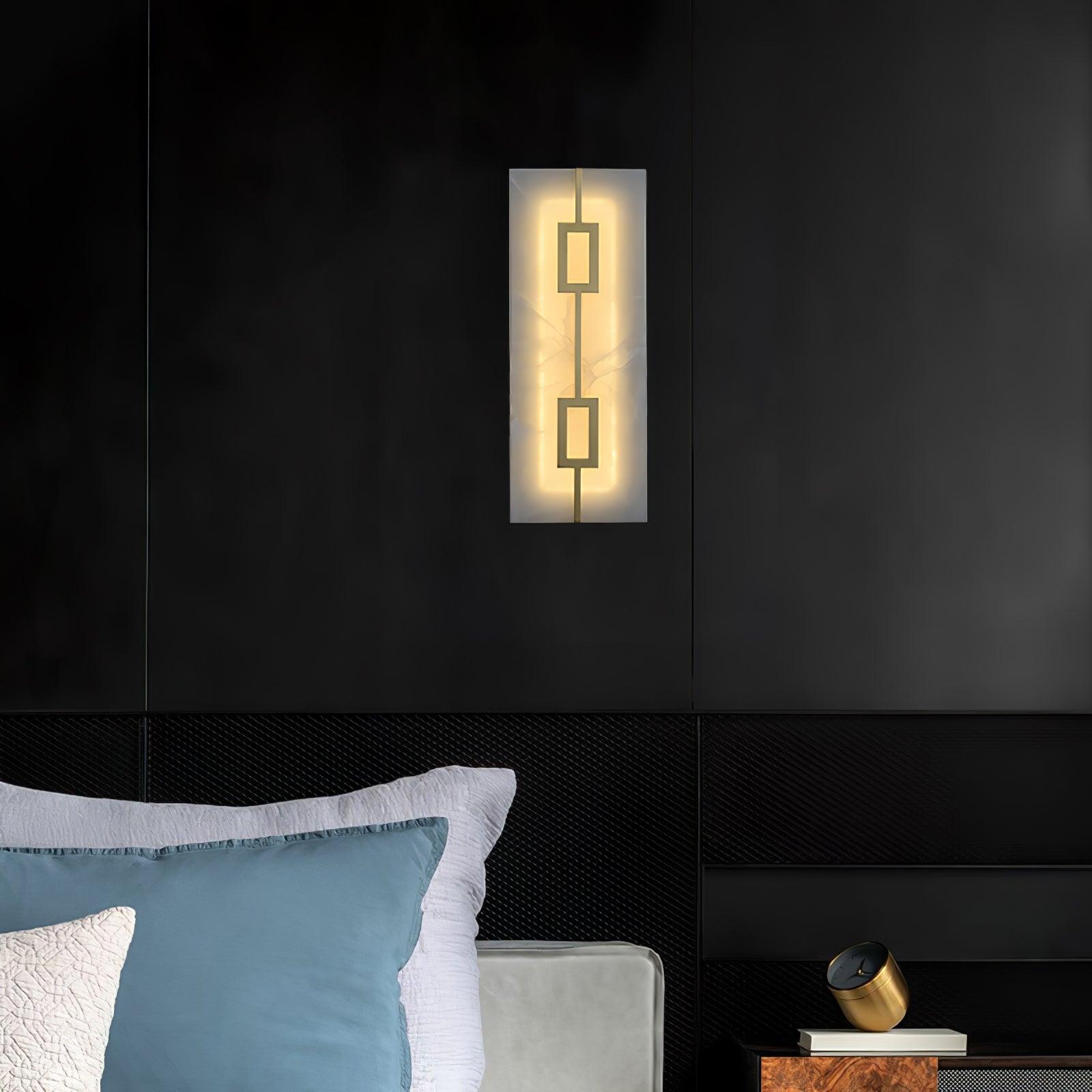 Alvelor Geometric Alabaster Wall Light - Blowlighting