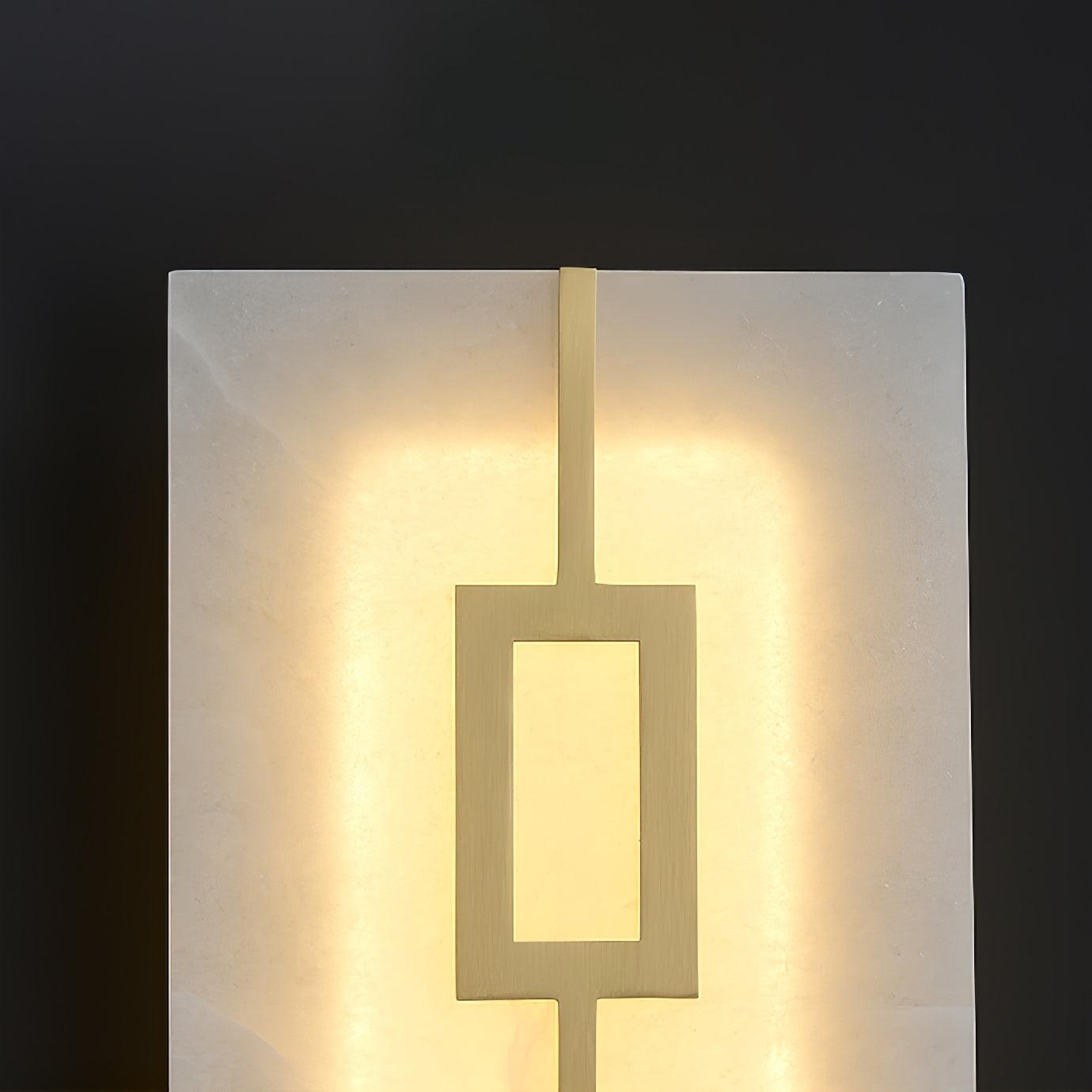Alvelor Geometric Alabaster Wall Light - Blowlighting