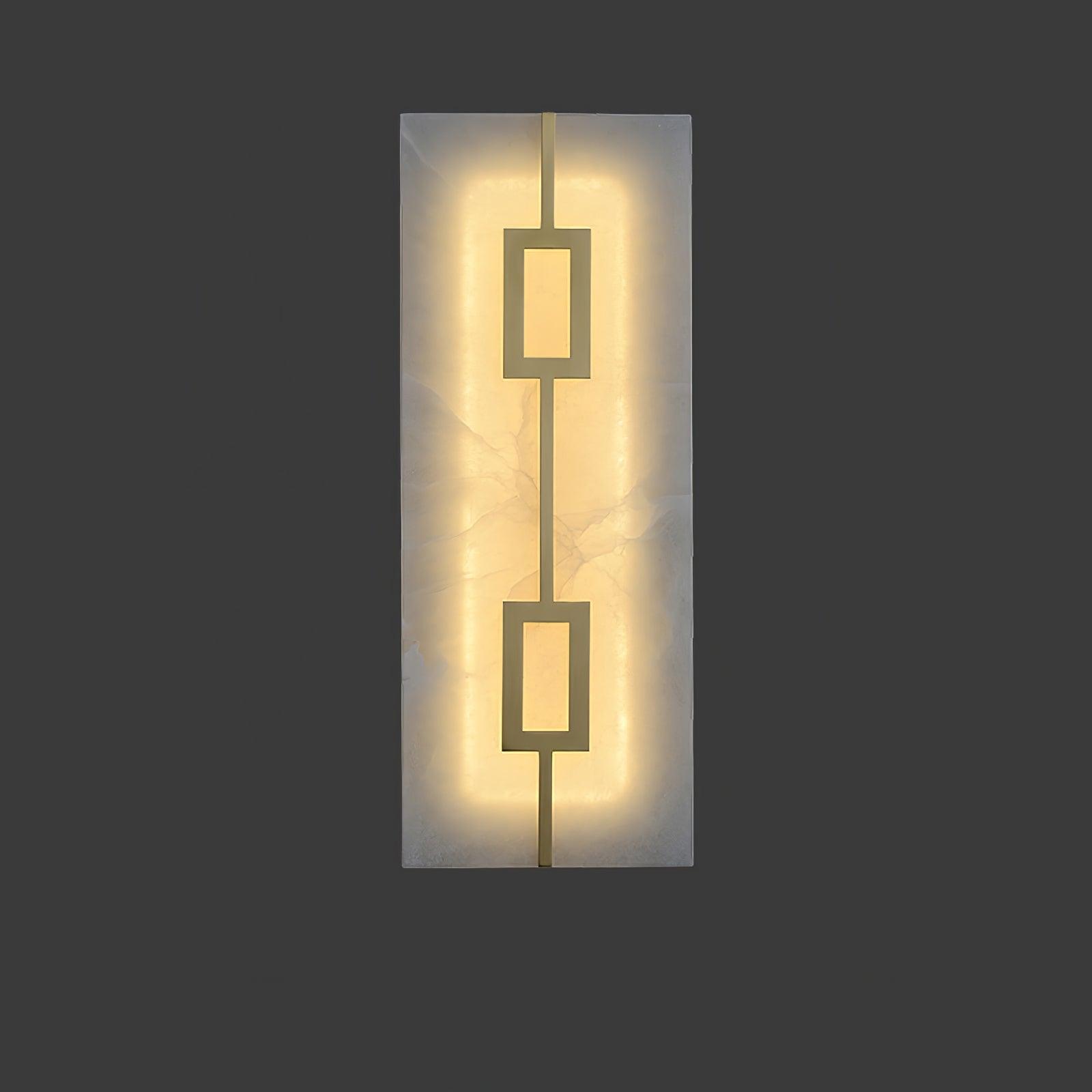 Alvelor Geometric Alabaster Wall Light - Blowlighting