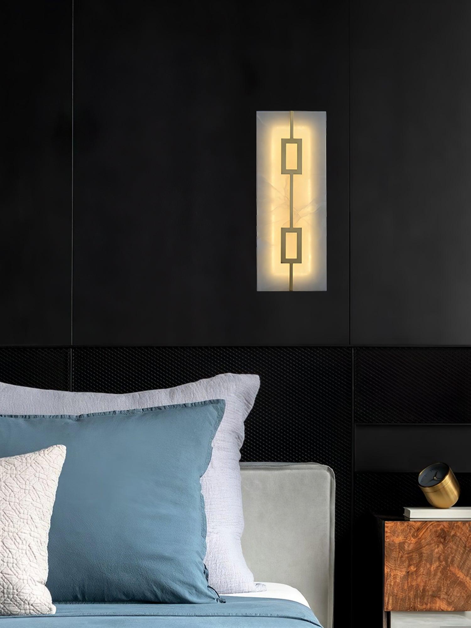 Alvelor Geometric Alabaster Wall Light - Blowlighting