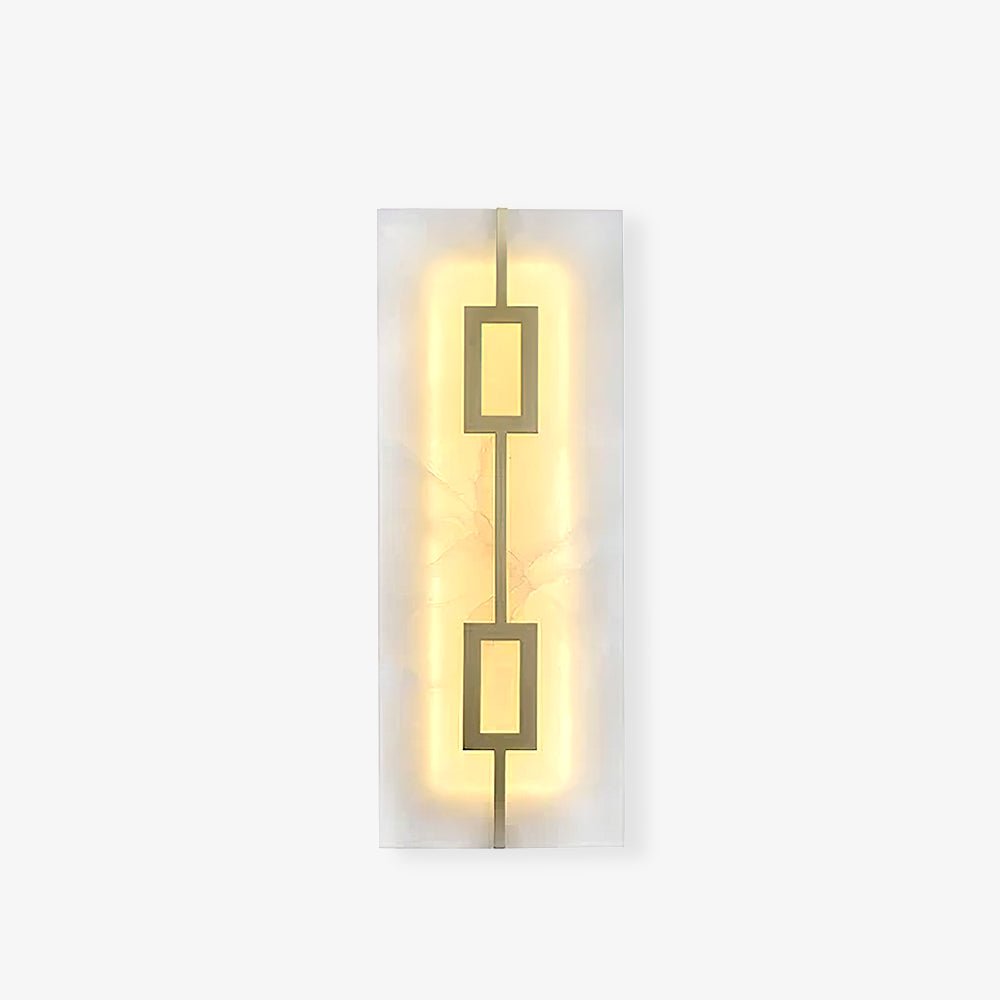 Alvelor Geometric Alabaster Wall Light - Blowlighting