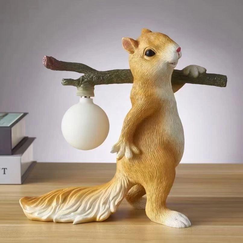 Squirrel Table Lamp - Blowlighting