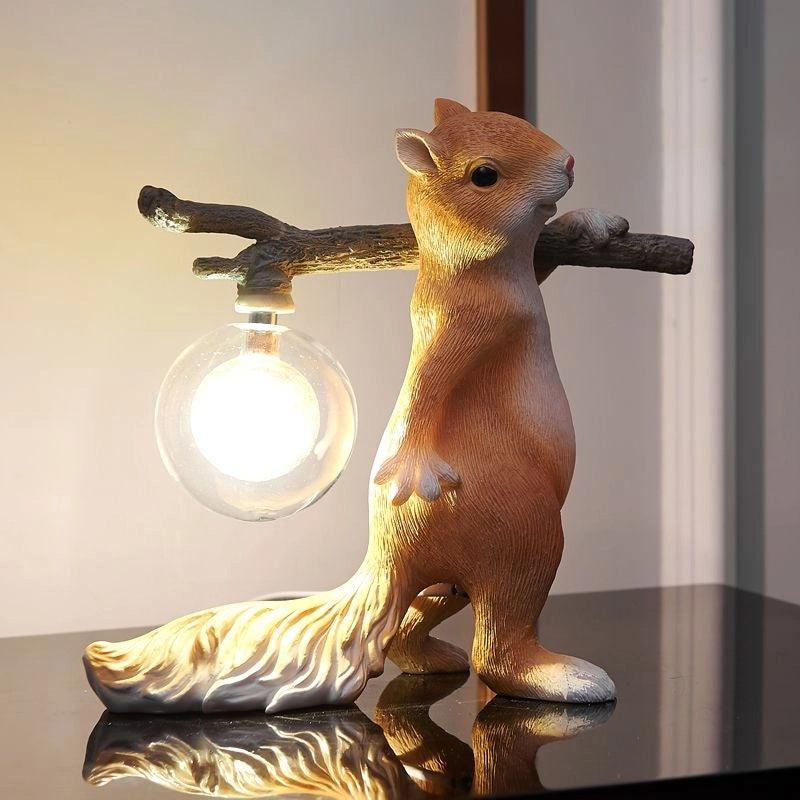 Squirrel Table Lamp - Blowlighting