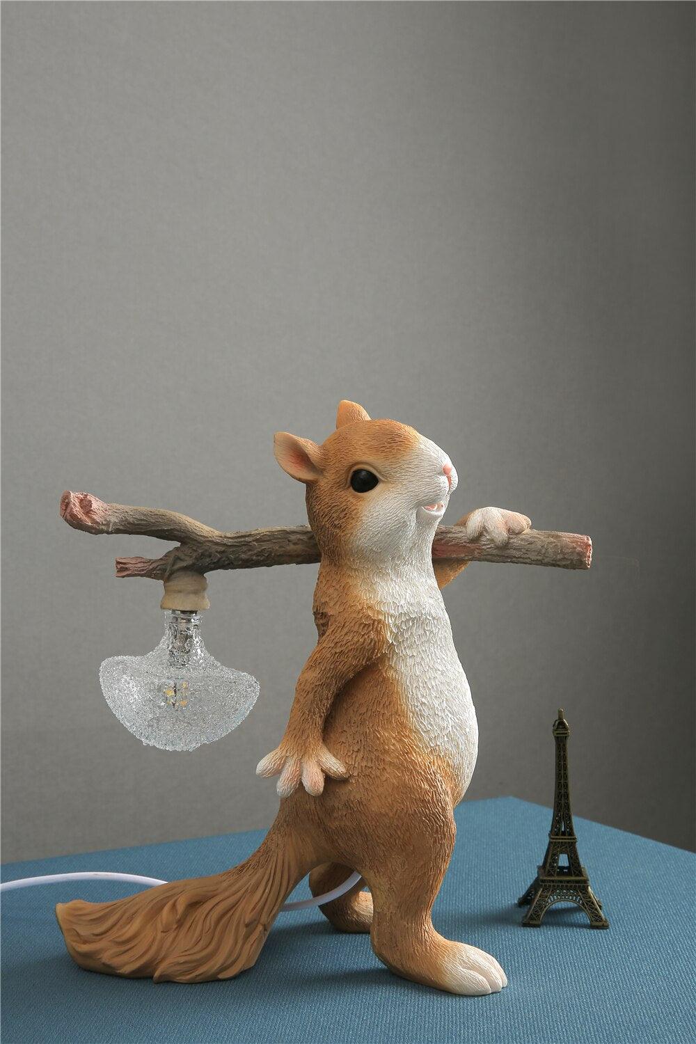Squirrel Table Lamp - Blowlighting