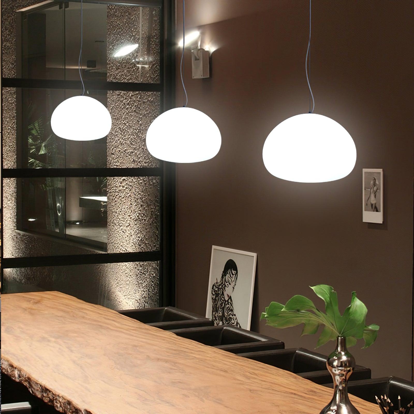 Steamed Bun Pendant Light - Blowlighting