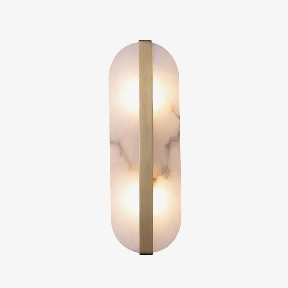 Calura Alabaster Double Light Wall Lamp - Blowlighting