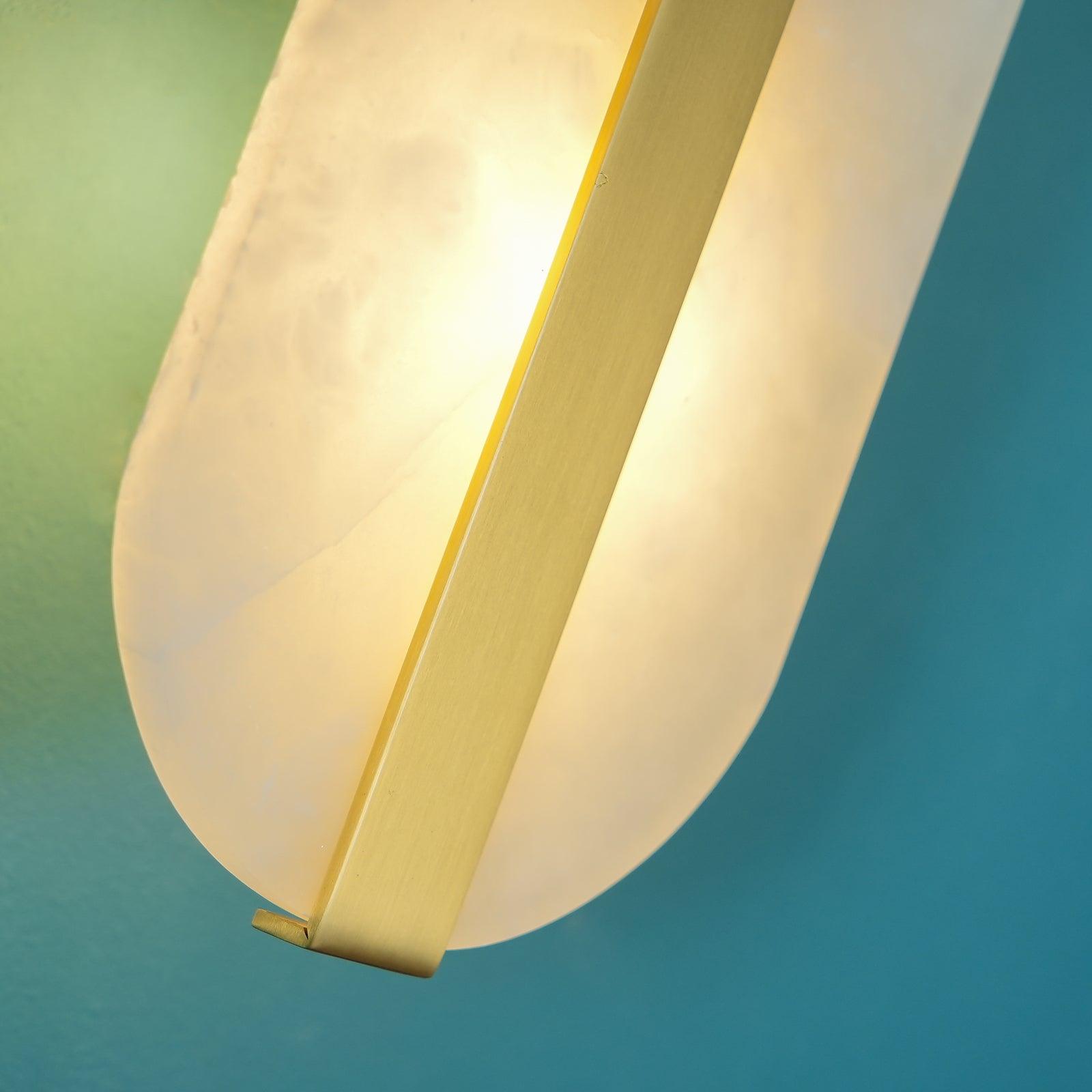 Calura Alabaster Double Light Wall Lamp - Blowlighting