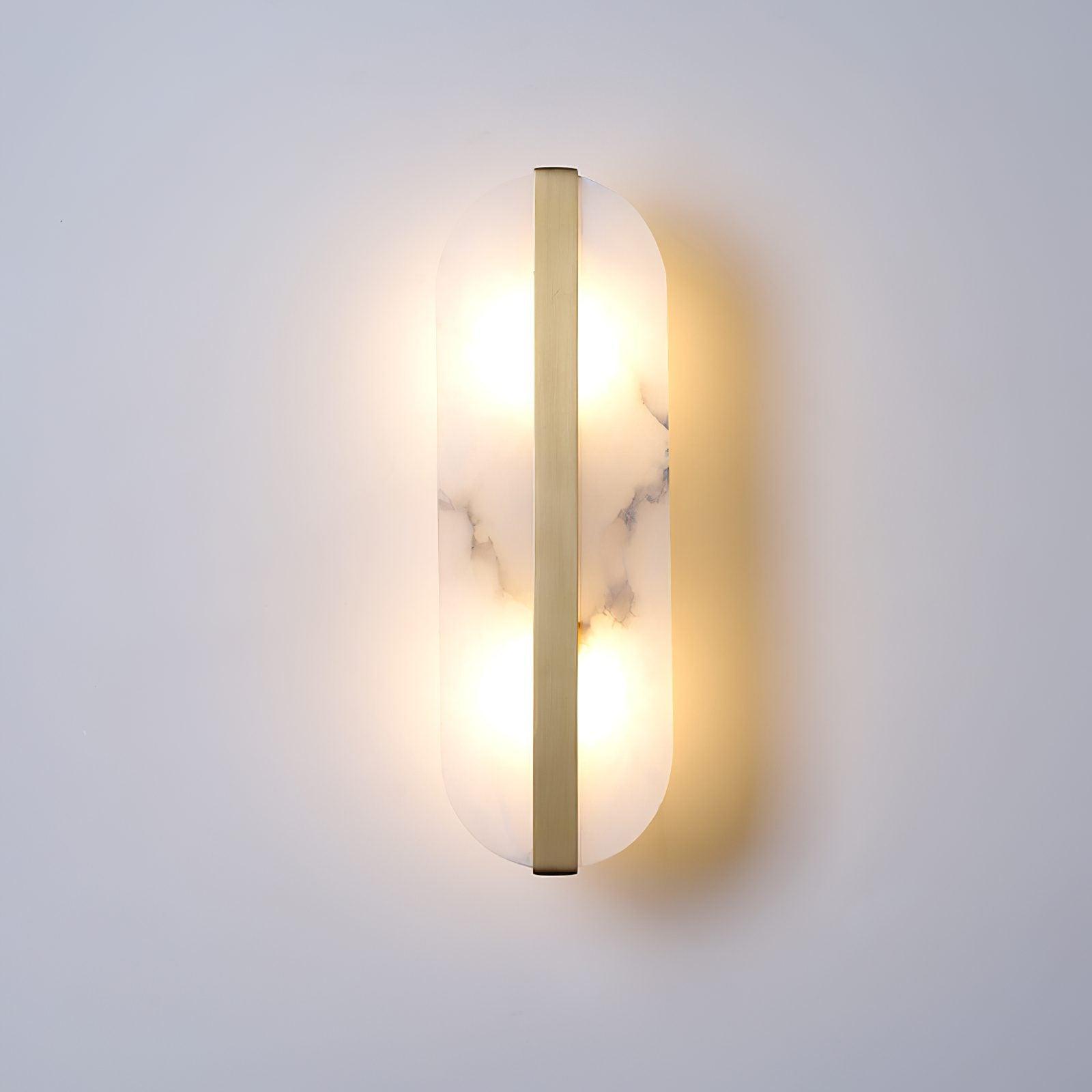 Calura Alabaster Double Light Wall Lamp - Blowlighting