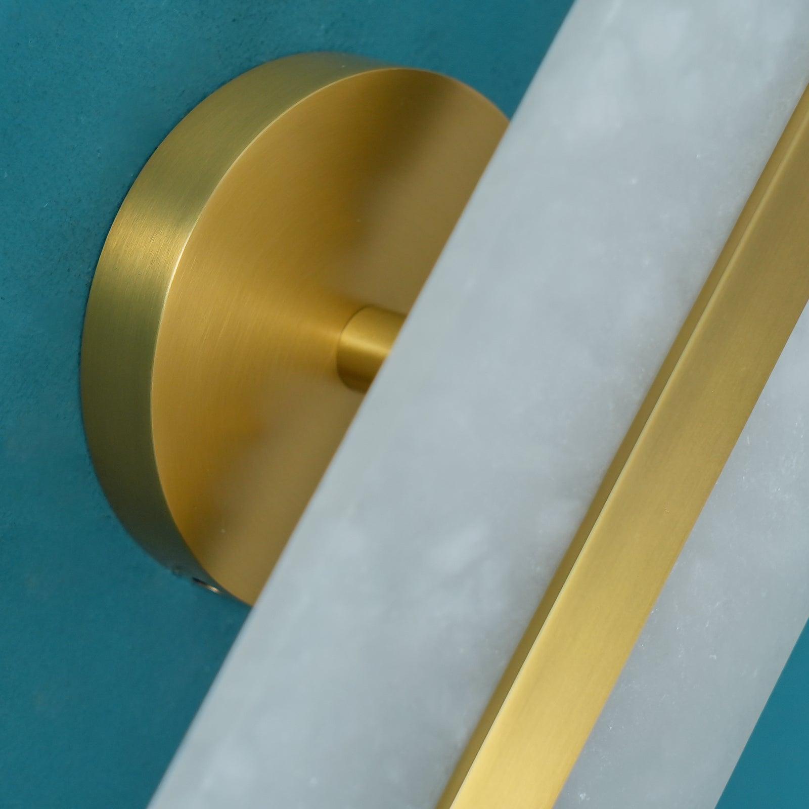 Calura Alabaster Double Light Wall Lamp - Blowlighting