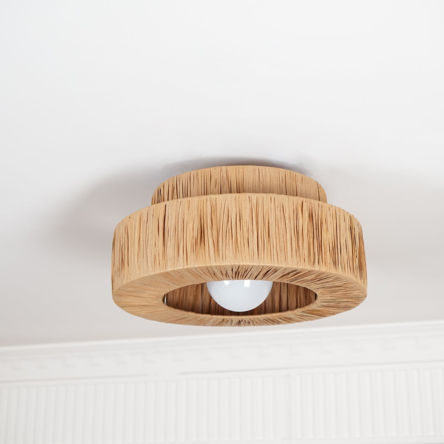 Straw Art Ceiling Lamp - Blowlighting