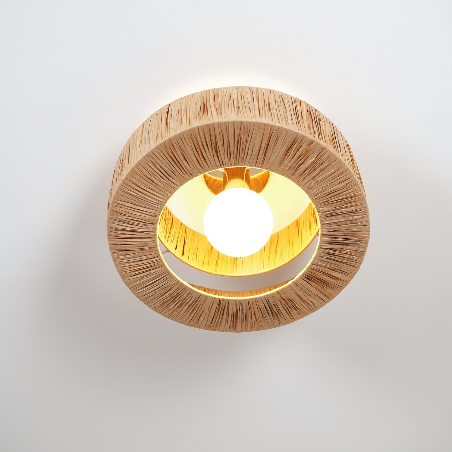 Straw Art Ceiling Lamp - Blowlighting
