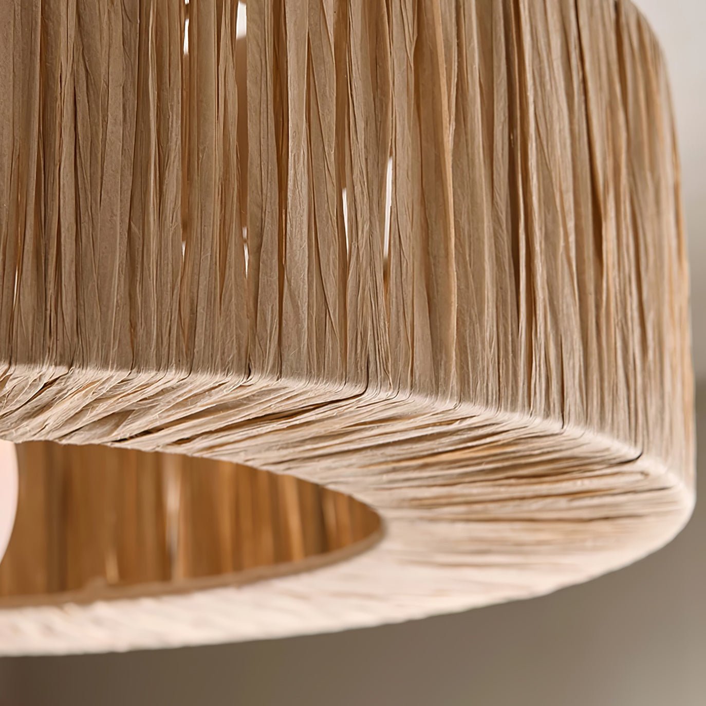 Straw Art Ceiling Lamp - Blowlighting
