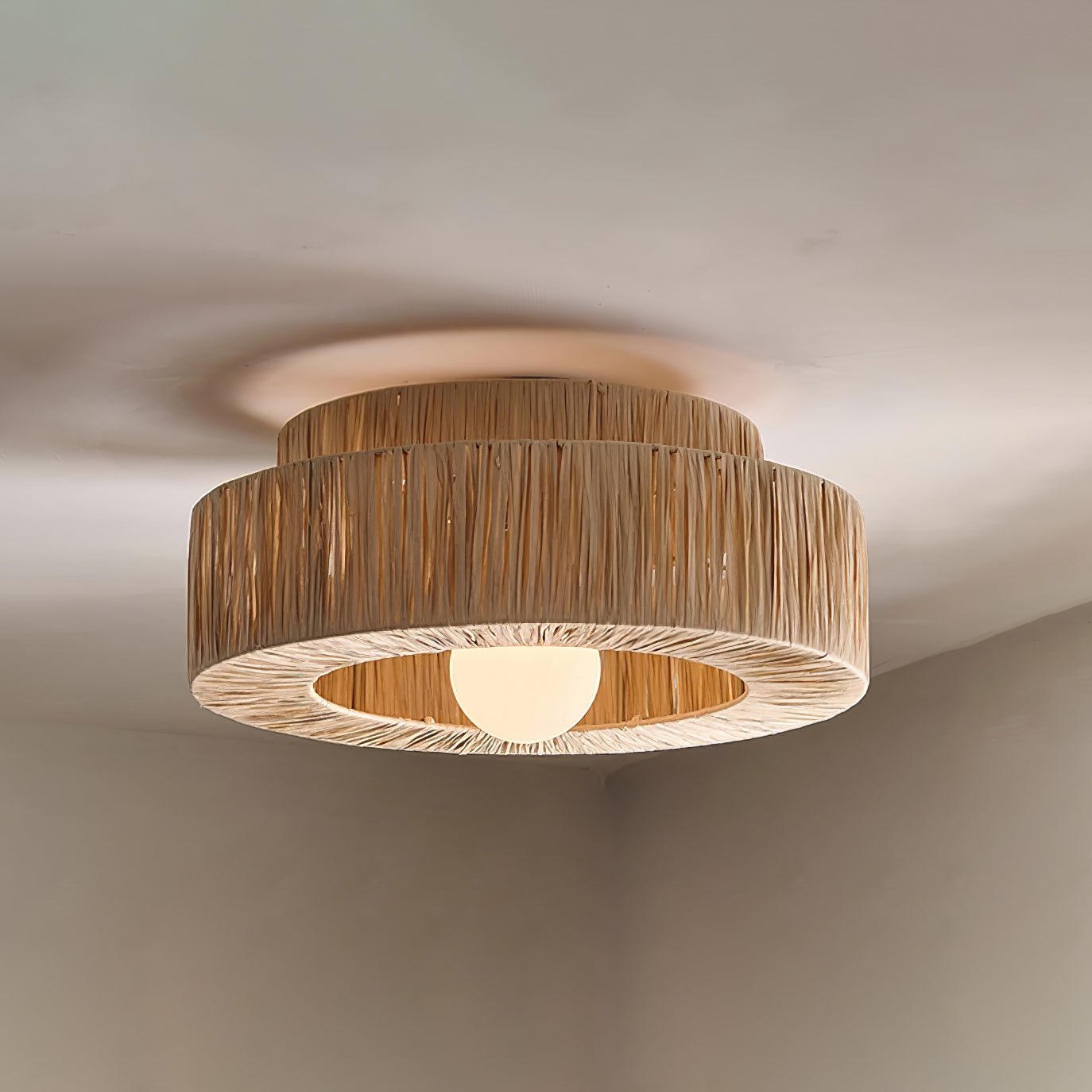Straw Art Ceiling Lamp - Blowlighting