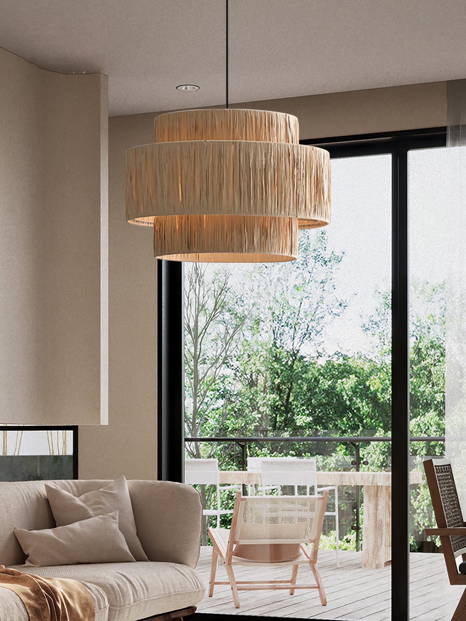 Straw Art Pendant Light - Blowlighting
