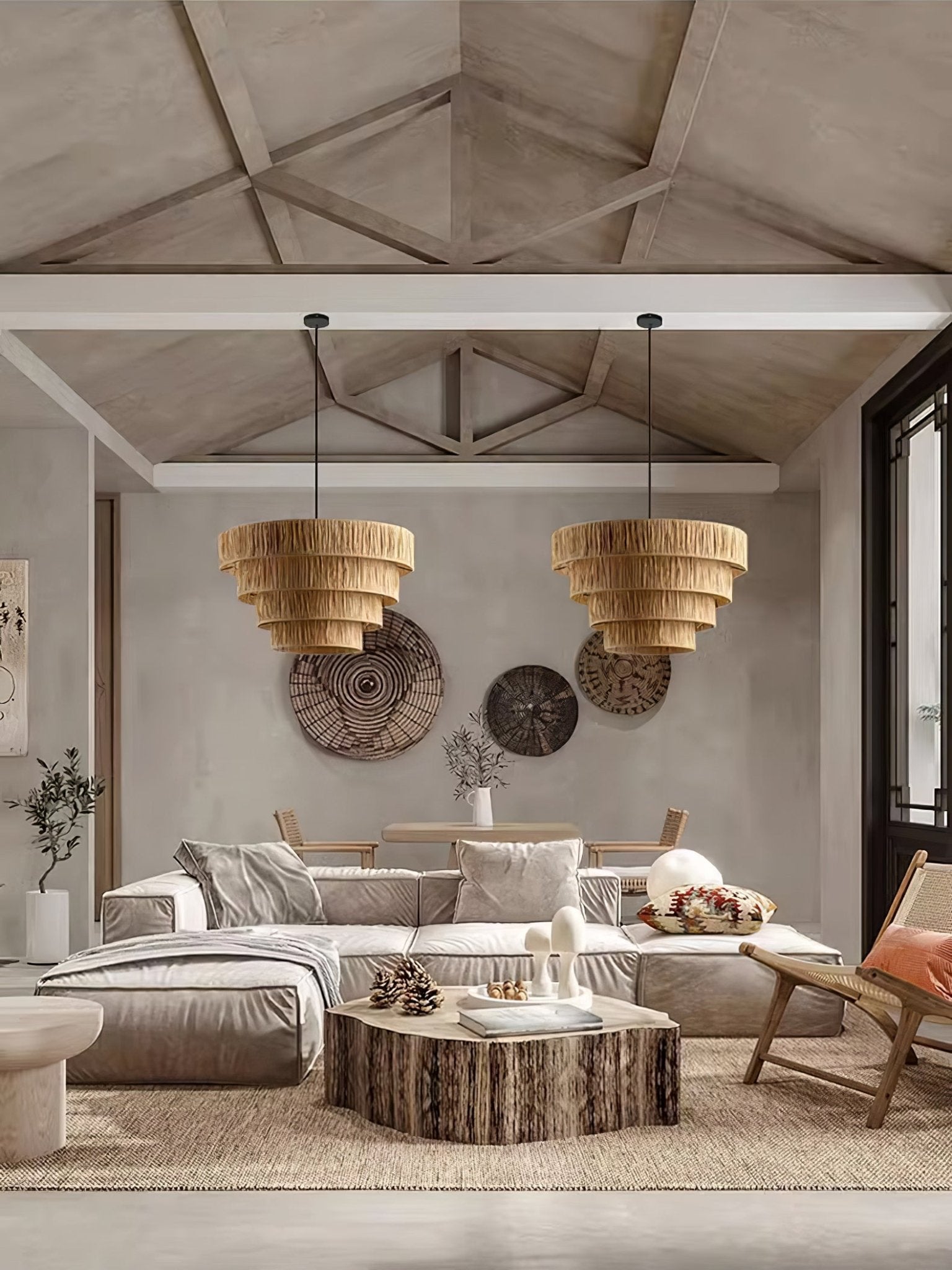 Straw Art Pendant Light - Blowlighting