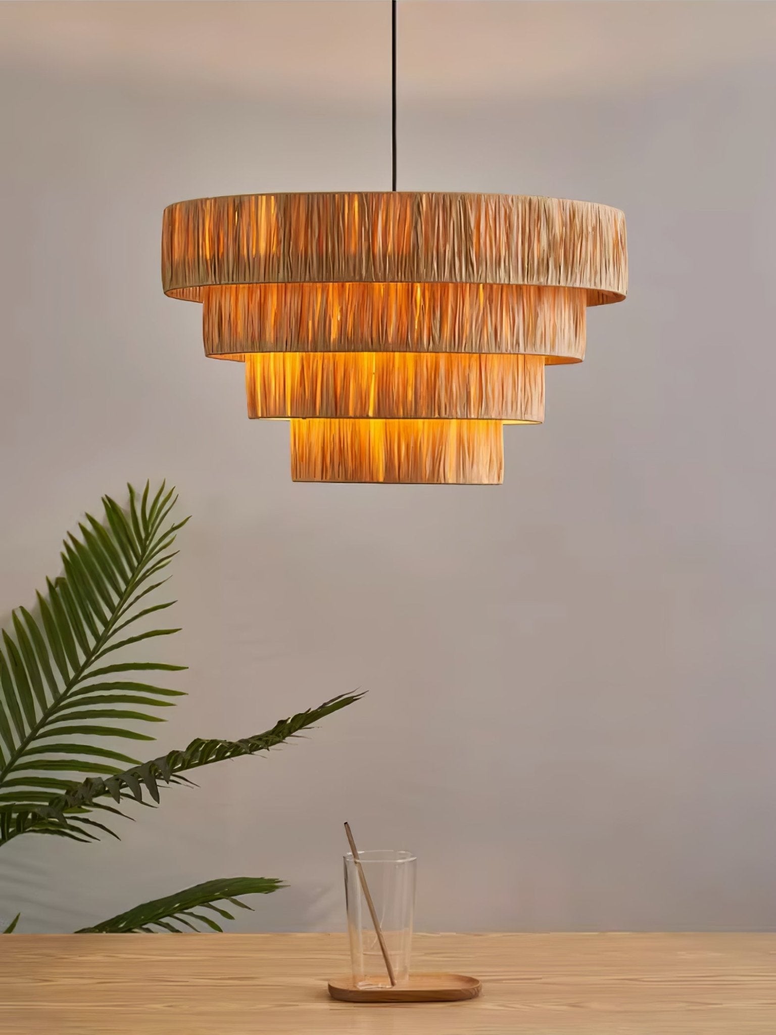 Straw Art Pendant Light - Blowlighting