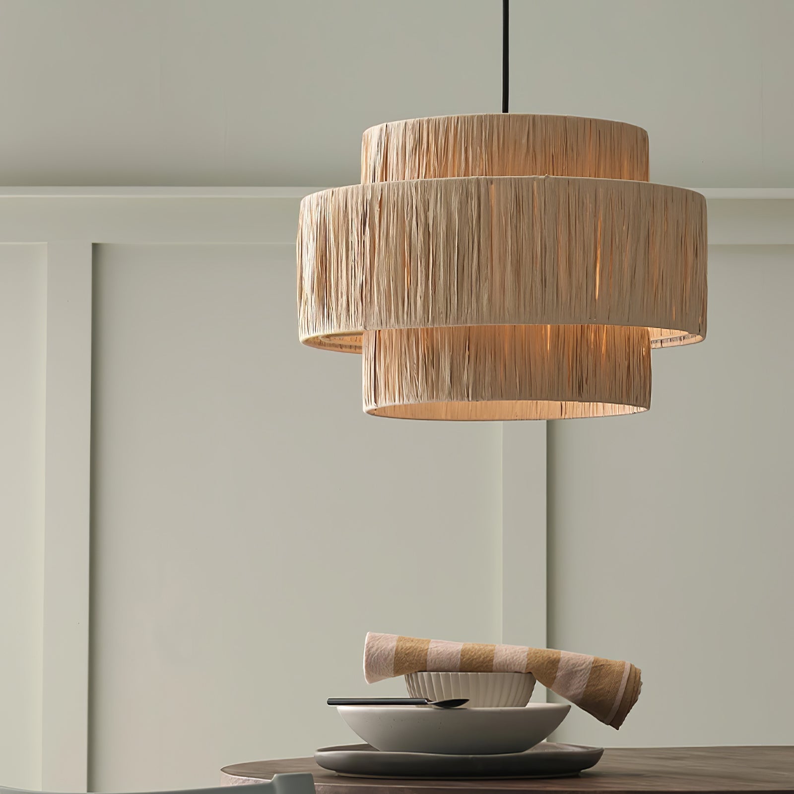 Straw Art Pendant Light - Blowlighting