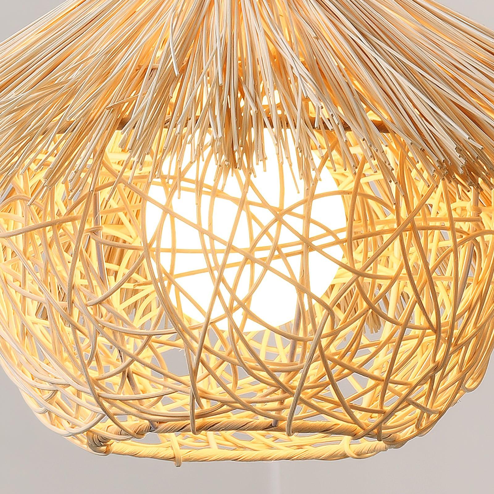 Straw Hat Pendant Light - Blowlighting